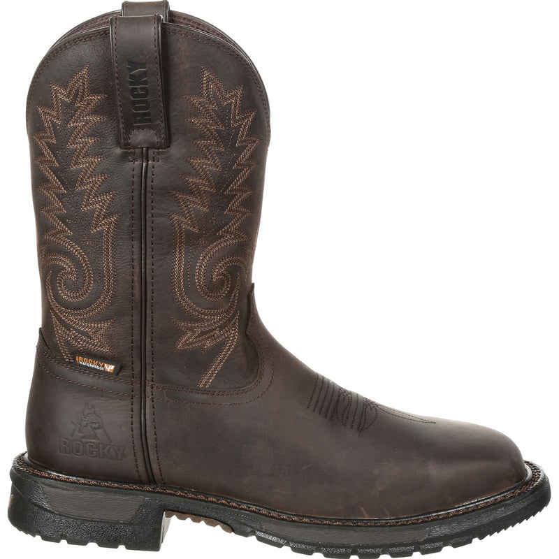 Rocky Original Ride FLX Steel Toe Waterproof Western Boot - profile