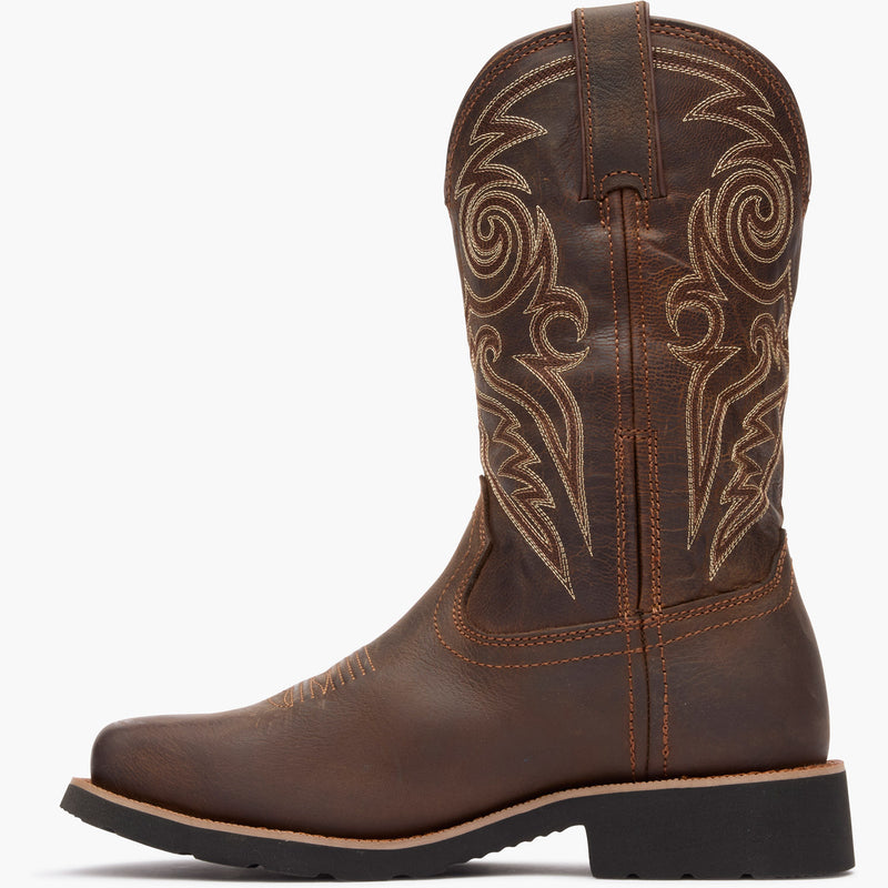 "Rocky Women's MonoCrepe 11" Steel Toe Western Boot - profile"