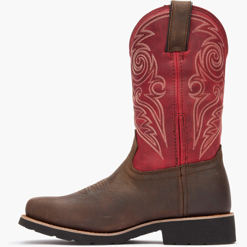 "Rocky Women's MonoCrepe 11" Steel Toe Western Boot - profile"