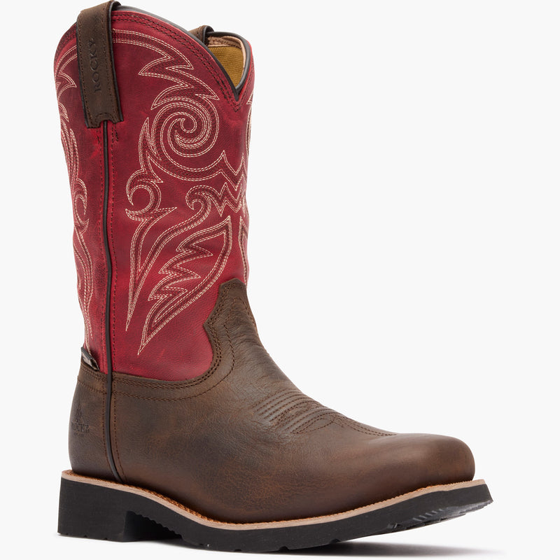 "Rocky Women's MonoCrepe 11" Steel Toe Western Boot - main"