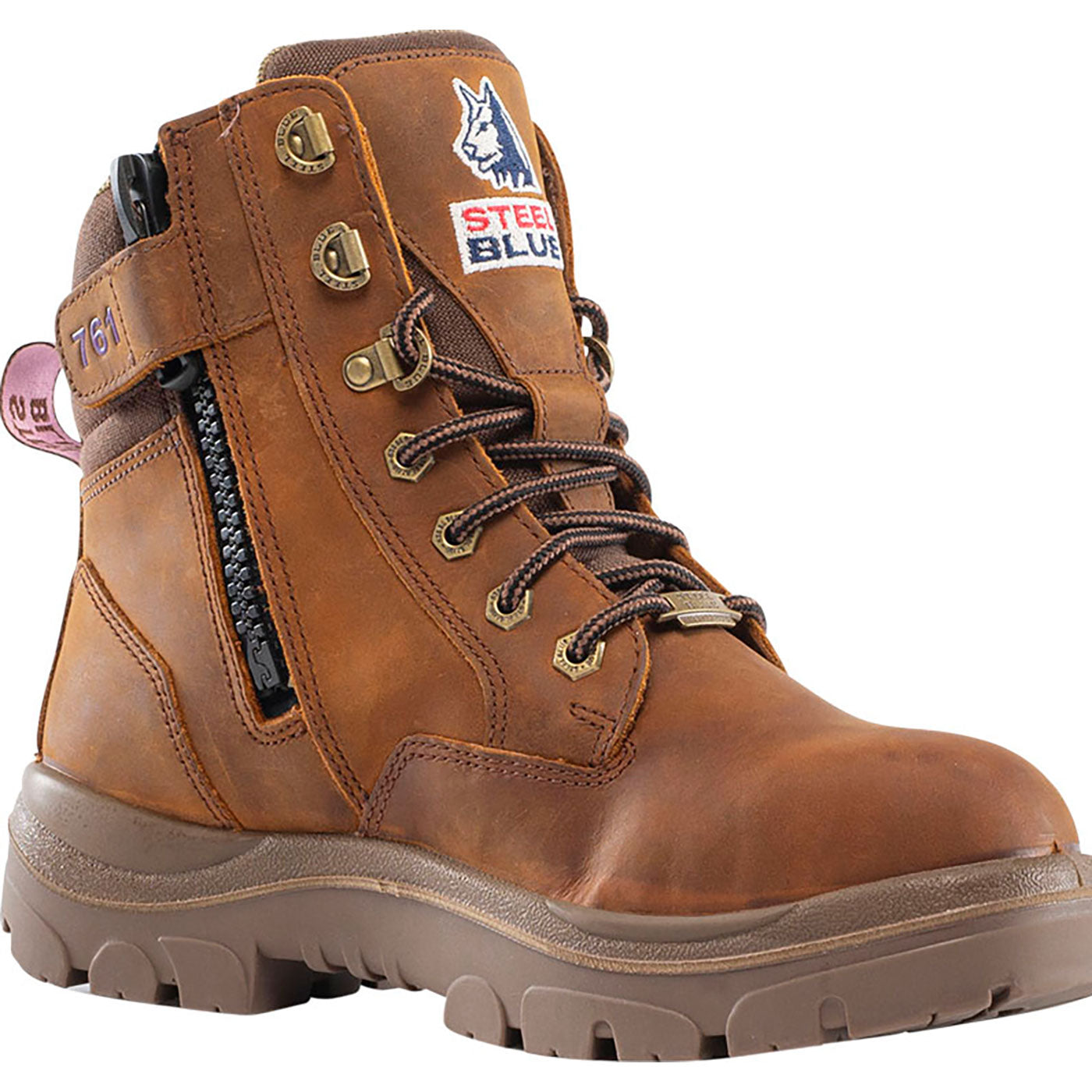 Steel Blue Southern Cross Zip Women's Steel Toe Electrical Hazard Waterproof Zipper Work Boot
