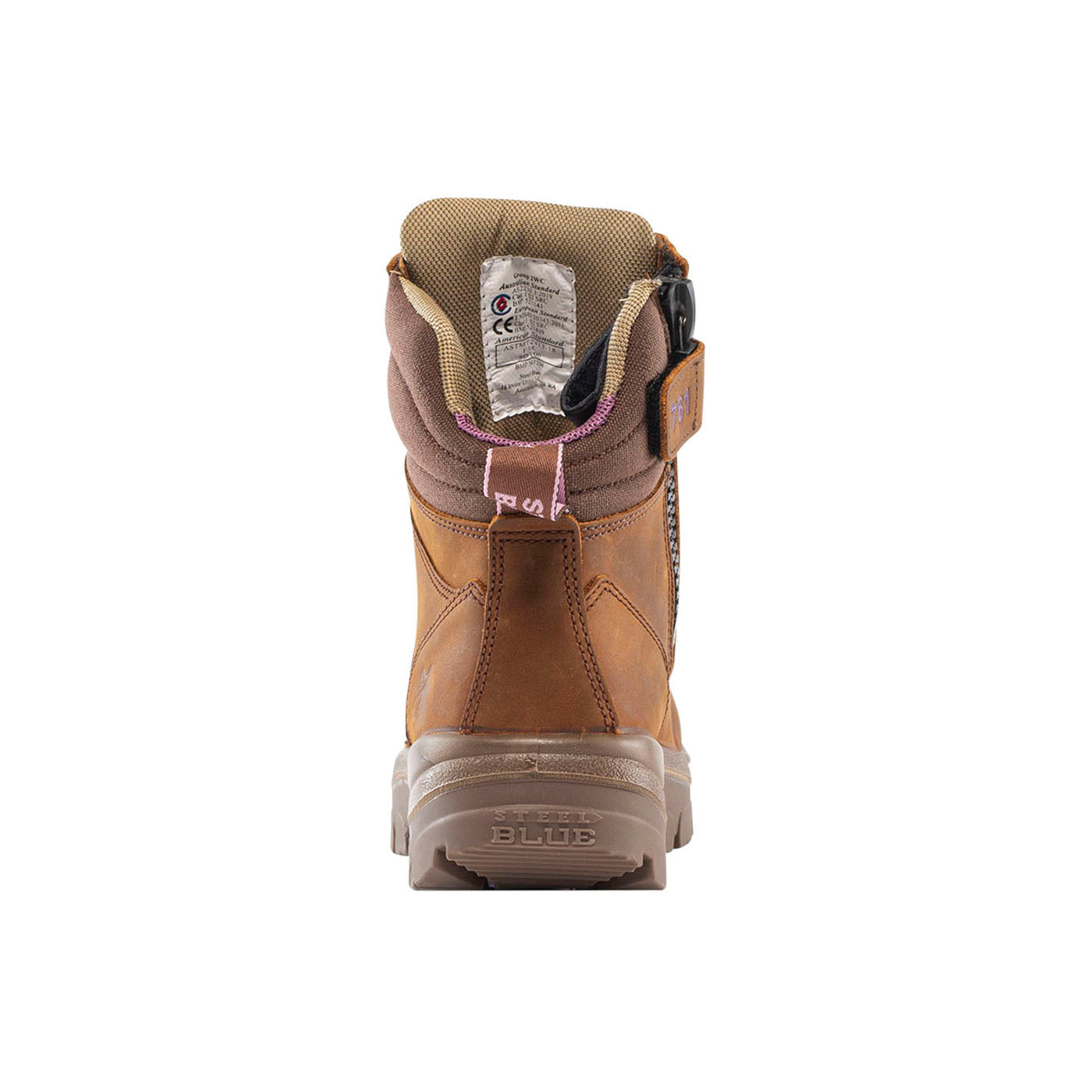 Steel Blue Southern Cross Zip Women's Steel Toe Electrical Hazard Waterproof Zipper Work Boot