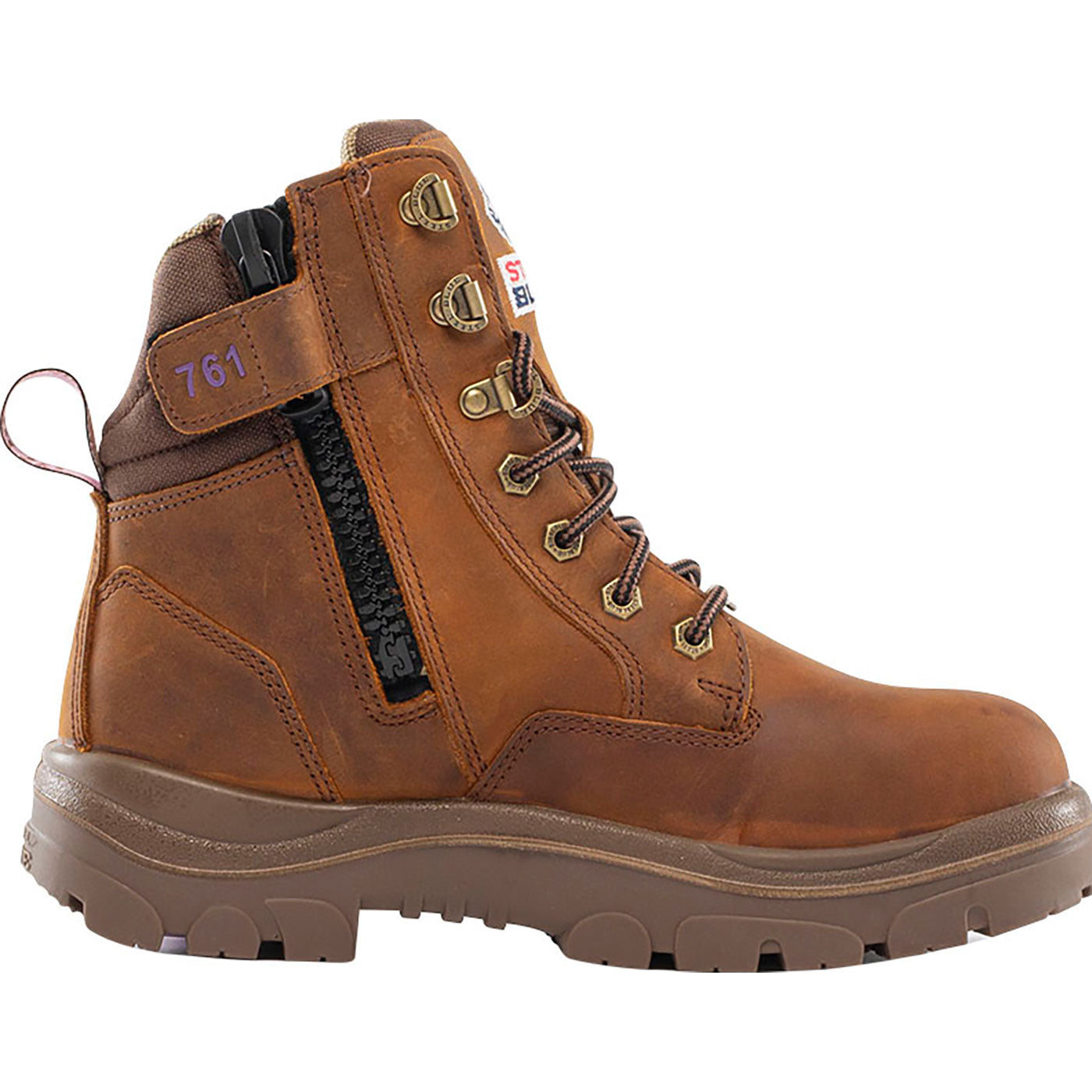 Steel Blue Southern Cross Zip Women's Steel Toe Electrical Hazard Waterproof Zipper Work Boot