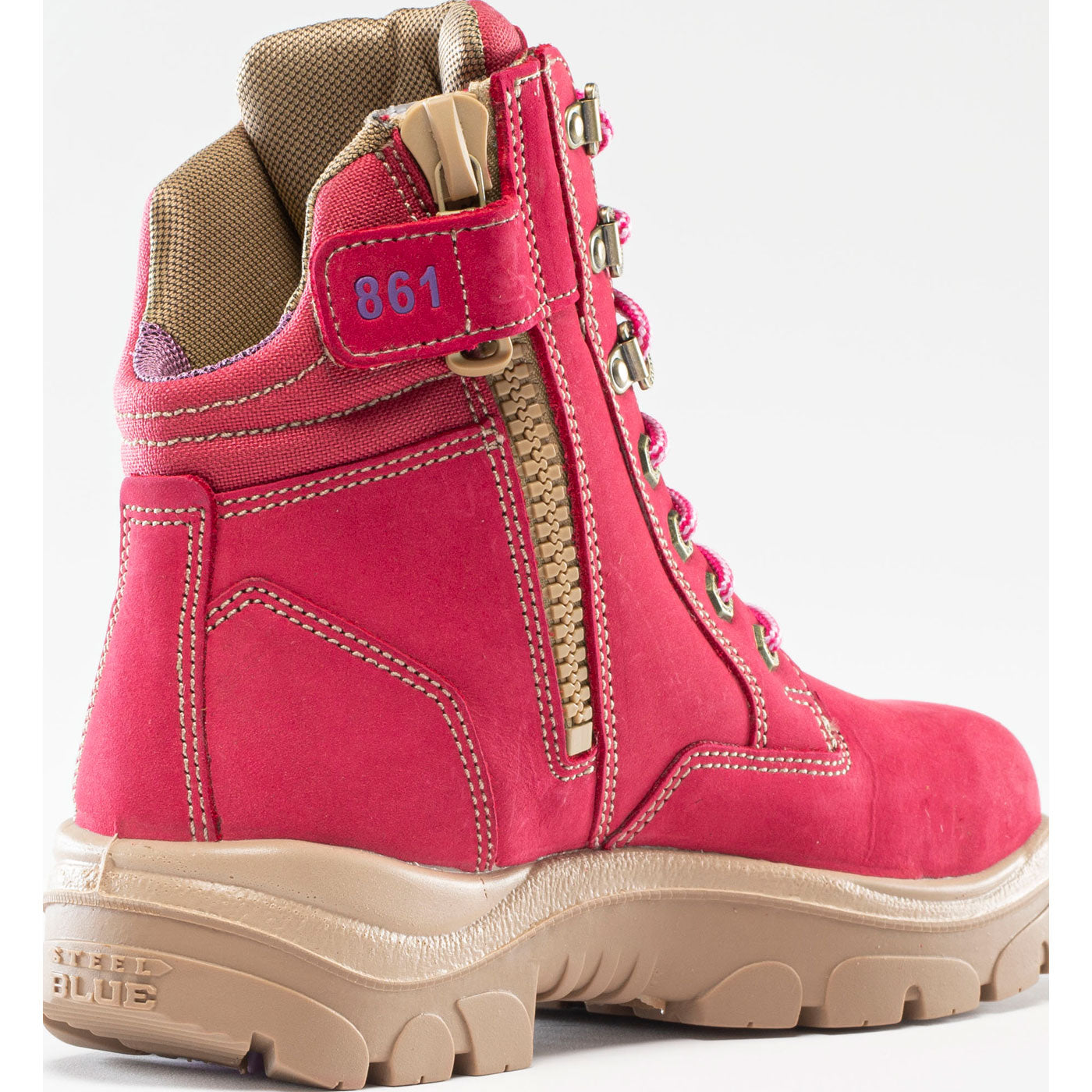 Steel Blue Southern Cross Zip Women's Steel Toe Electrical Hazard Zipper Work Boot - back