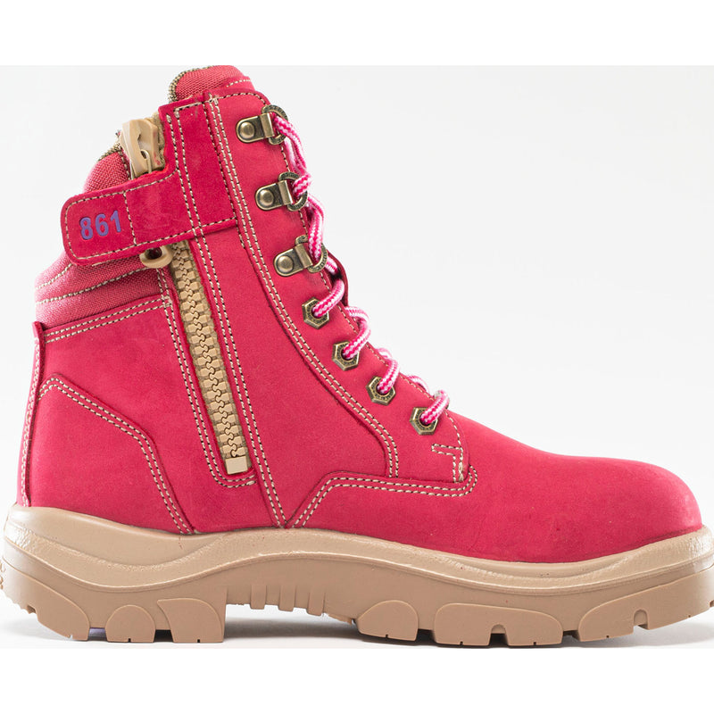 Steel Blue Southern Cross Zip Women's Steel Toe Electrical Hazard Zipper Work Boot - profile