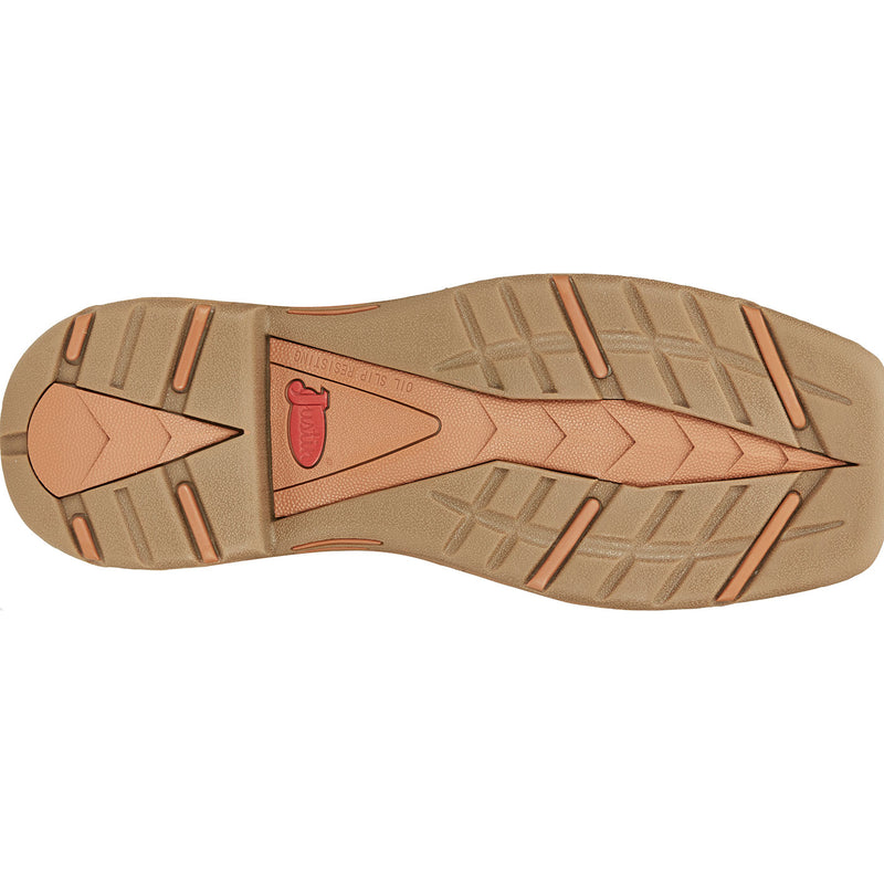 Justin Work Stampede Rush Men's Internal Met Steel Toe Electrical Hazard Waterproof Pull-on Western Work Boot - outsole