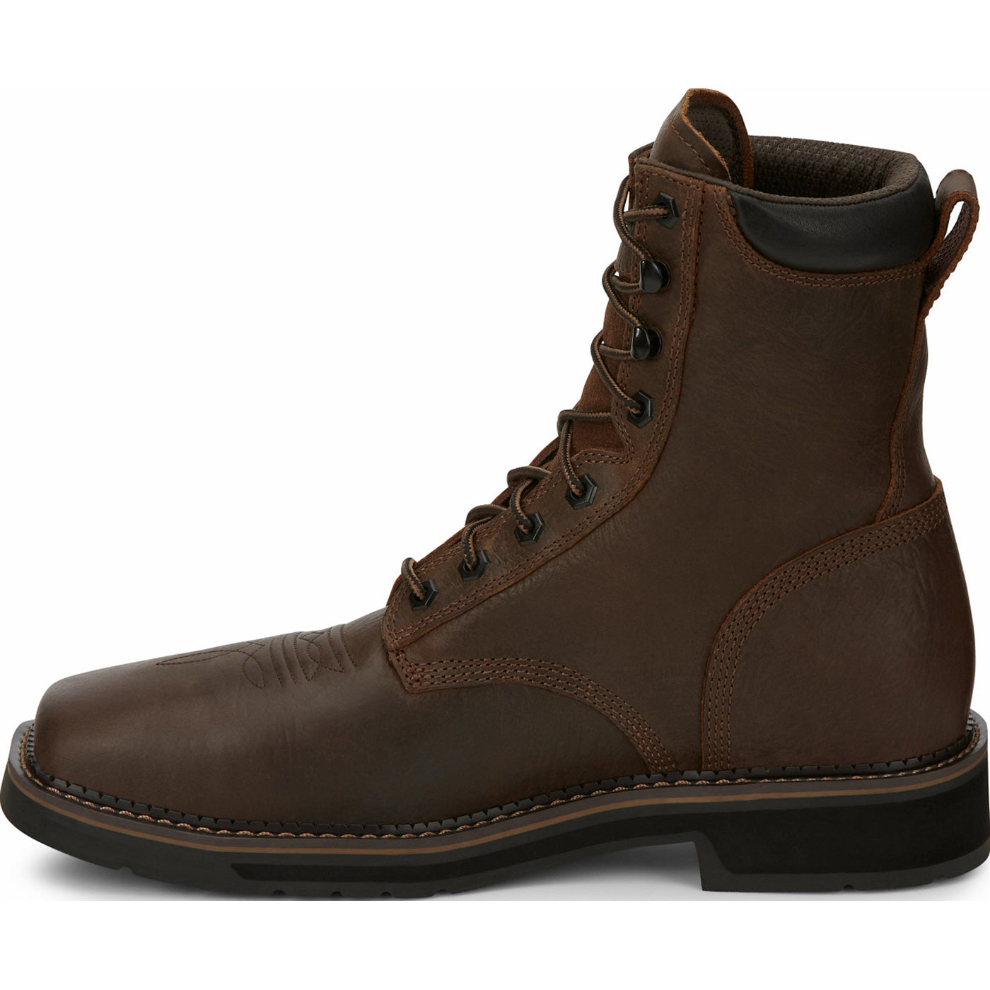 Justin Work Stampede Men's Composite Toe Waterproof Western Work Boot - profile