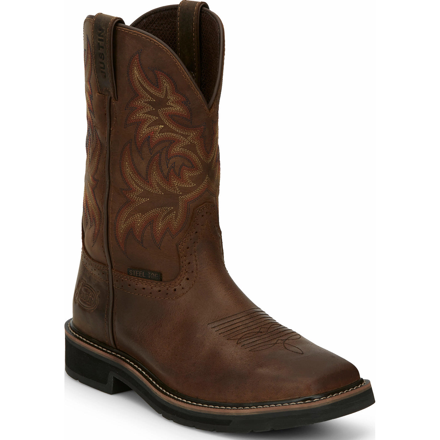 Justin Work Stampede Men's Steel Toe Western Work Boot – Lehigh