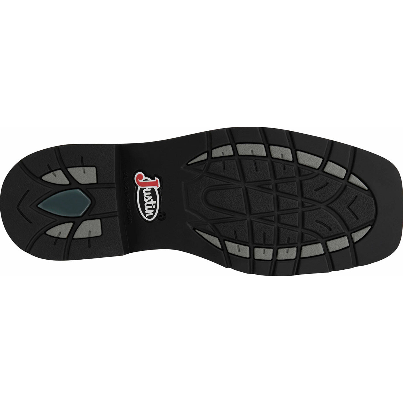 Justin Work Stampede Steel Toe Western Work Boot - outsole