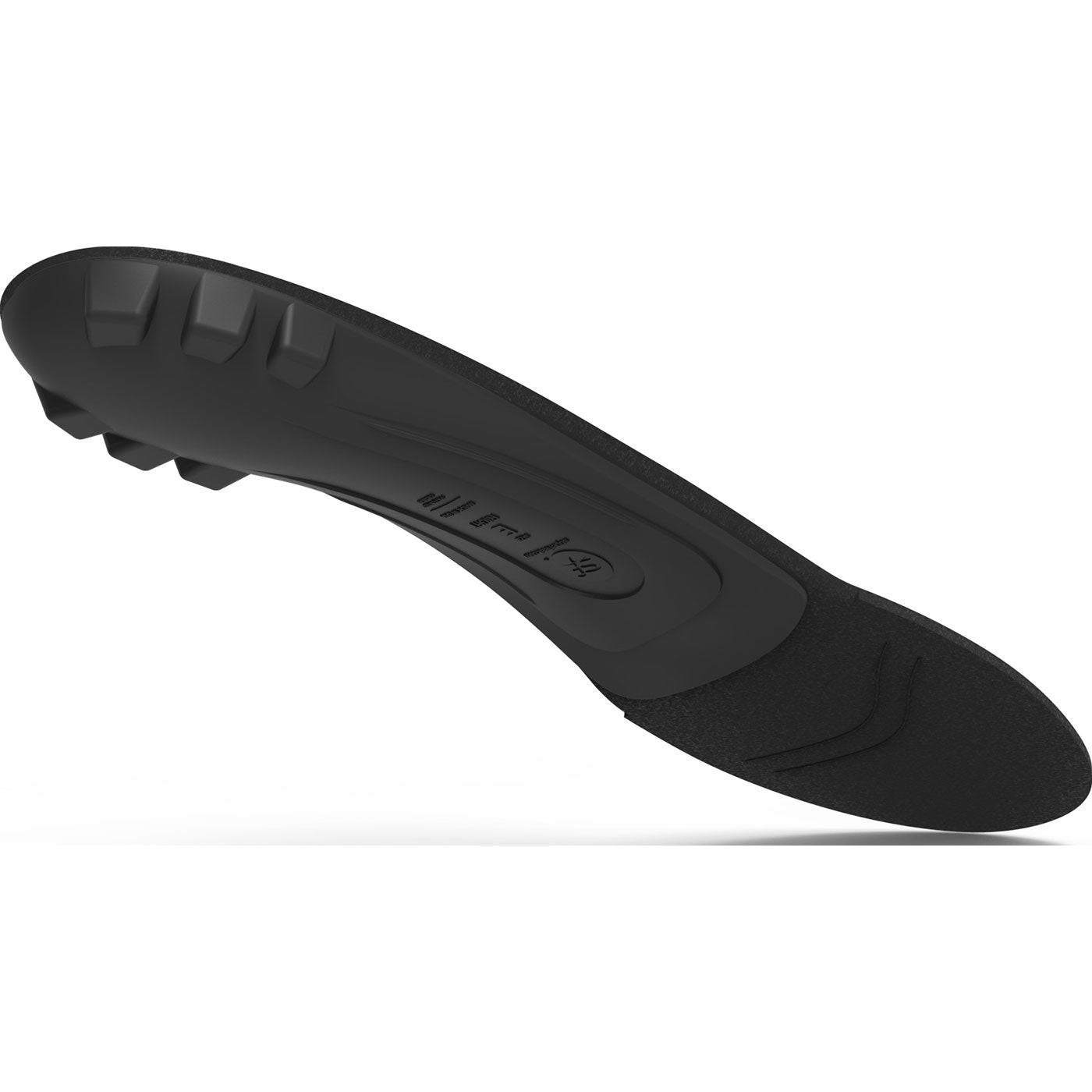 Superfeet BLACK All Purpose Unisex Slim Fit Low Arch Insole - outsole