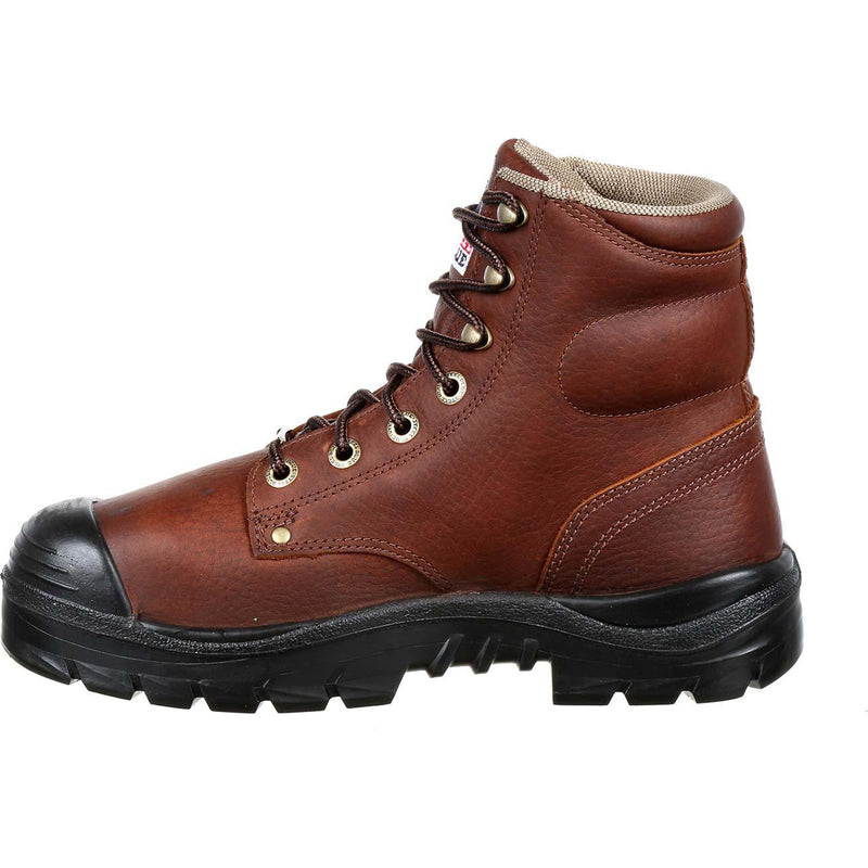 Steel Blue Argyle Bump Steel Toe Internal Met Guard Work Boot - profile