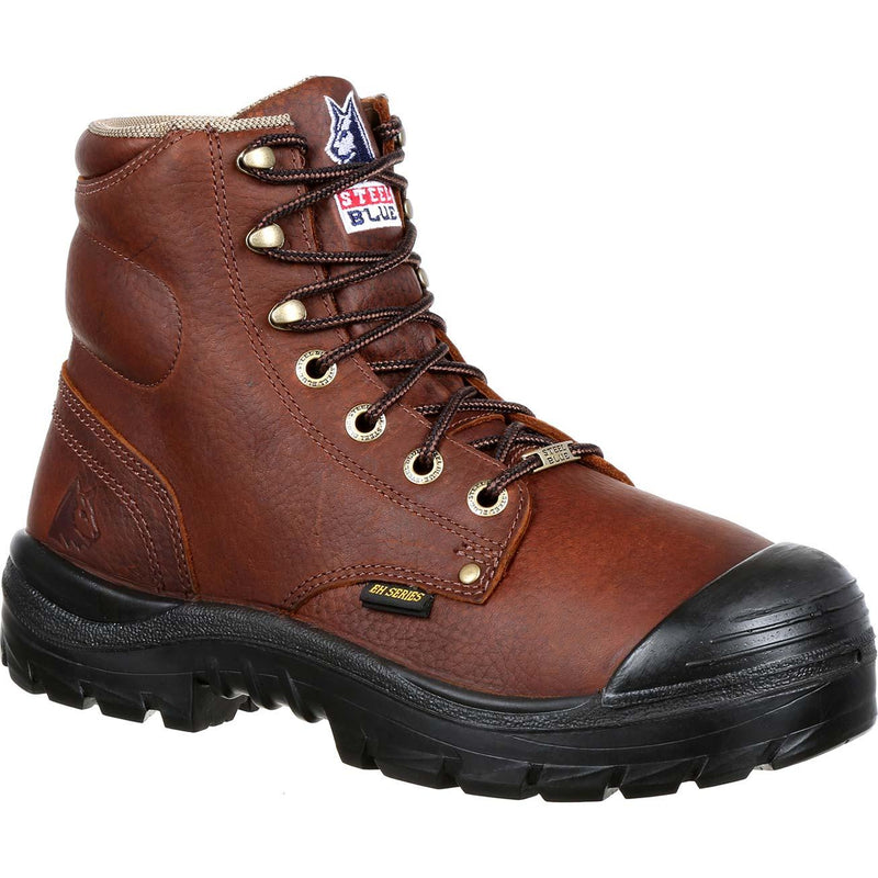 Steel Blue Argyle Bump Steel Toe Internal Met Guard Work Boot - main