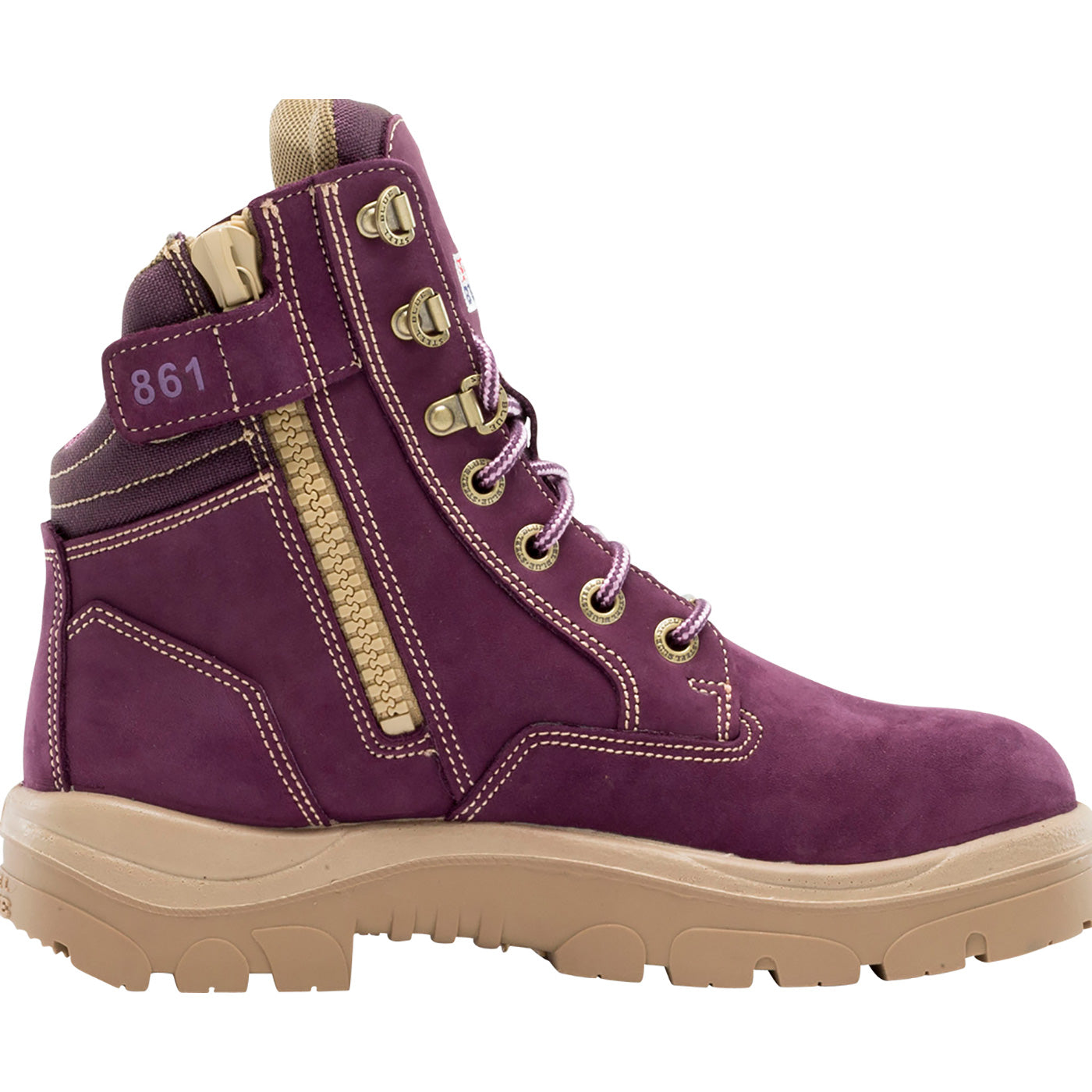 Steel Blue Southern Cross Zip PR Women's Steel Toe Electrical Hazard Puncture-Resisting Work Boot - profile