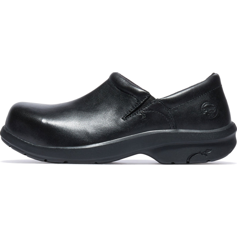 Timberland PRO Newbury Women's Alloy Toe Static-Dissipative Slip-On Work Shoe - profile