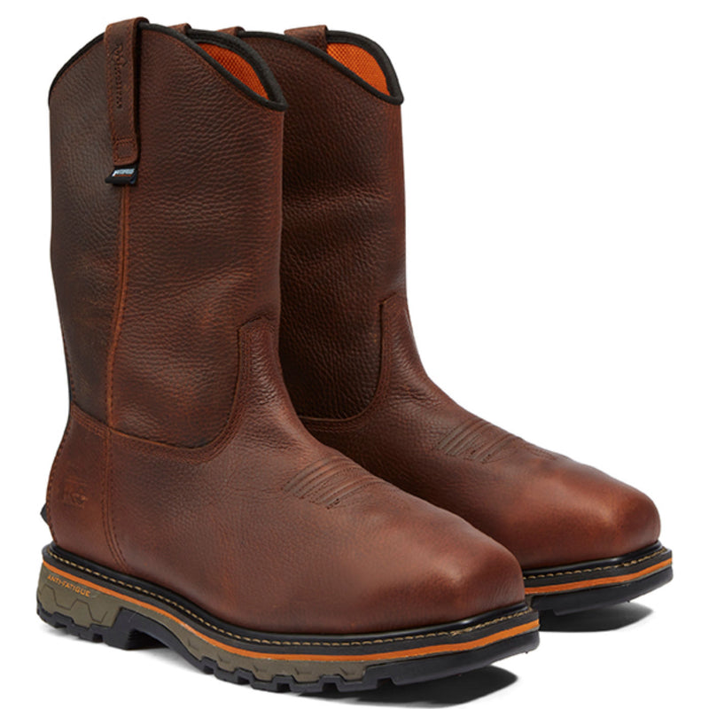 Timberland PRO True Grit Men's 10-inch Internal Met Composite Toe Waterproof Pull-On Work Boot - front