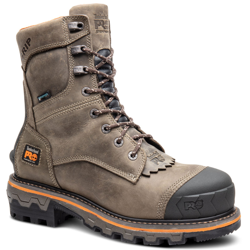 Timberland PRO Boondock HD Men's 8-inch Composite Toe Waterproof Logger Work Boot - main