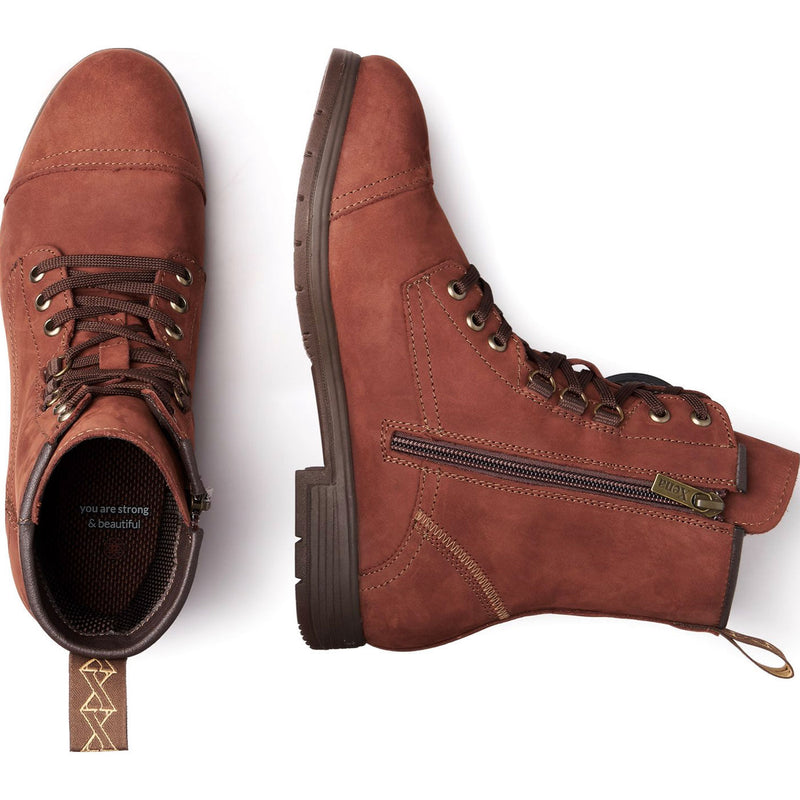 Xena Spice V2 Women's 6-inch Steel Toe Electrical Hazard Zipper Work Boot - birdseye