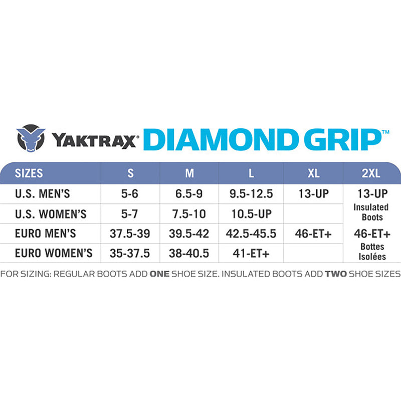 Implus Yaktrax Diamond Grip Unisex Ice Traction Accessory - birdseye