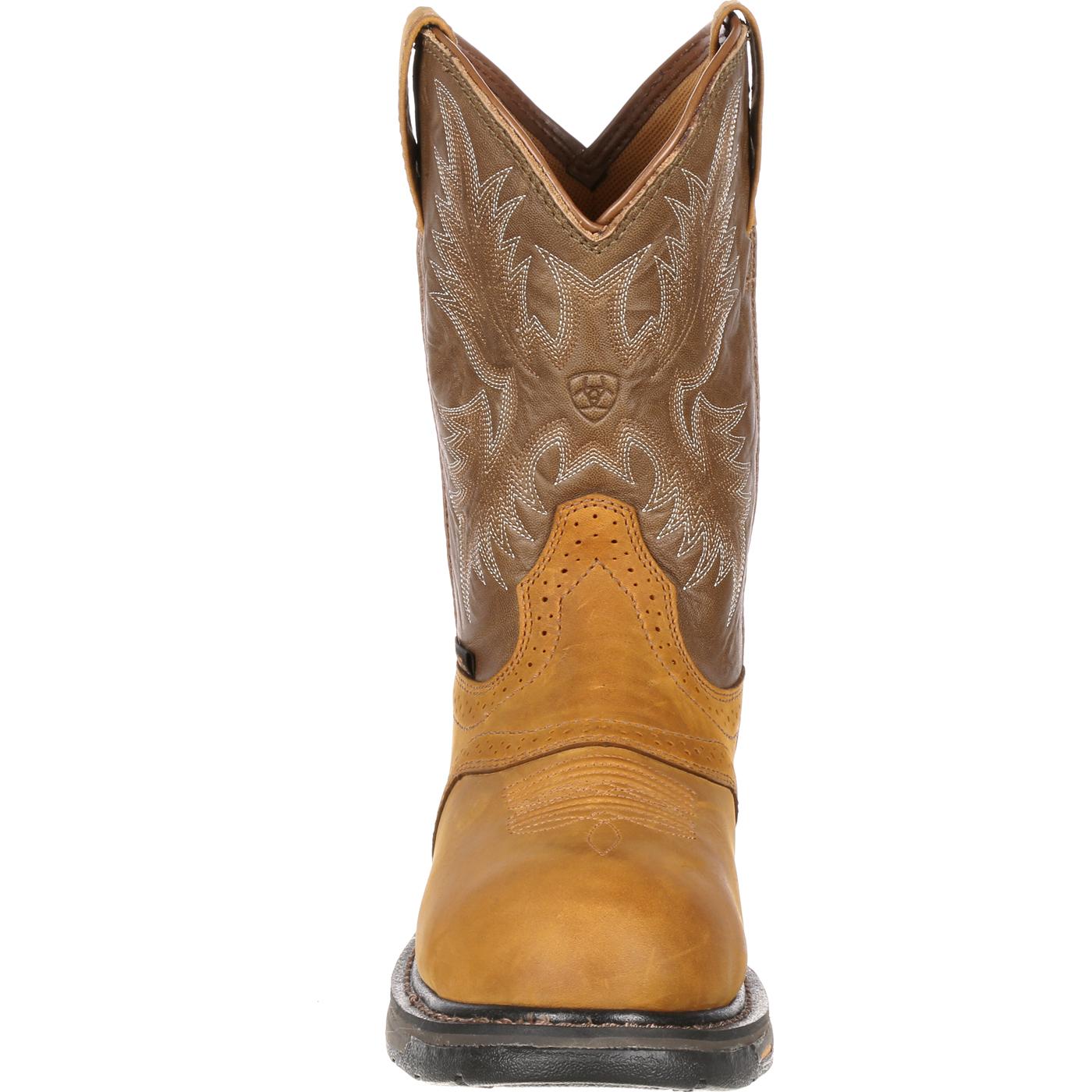 Ariat WorkHog Pull-On H2O Composite Toe Waterproof Work Boot - front