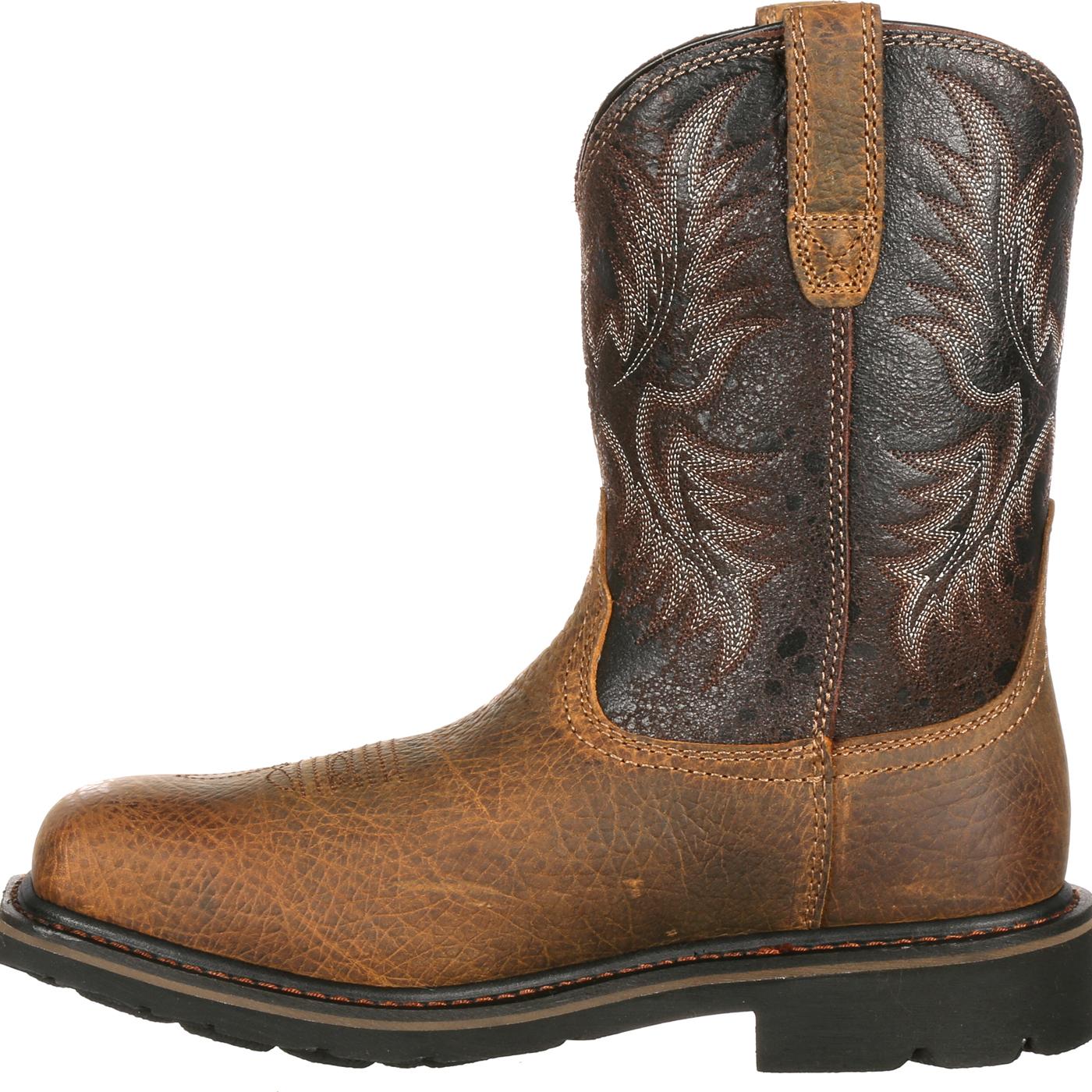 Ariat Sierra Wide Square Toe Steel Toe Puncture-Resistant Western Work Boot - profile