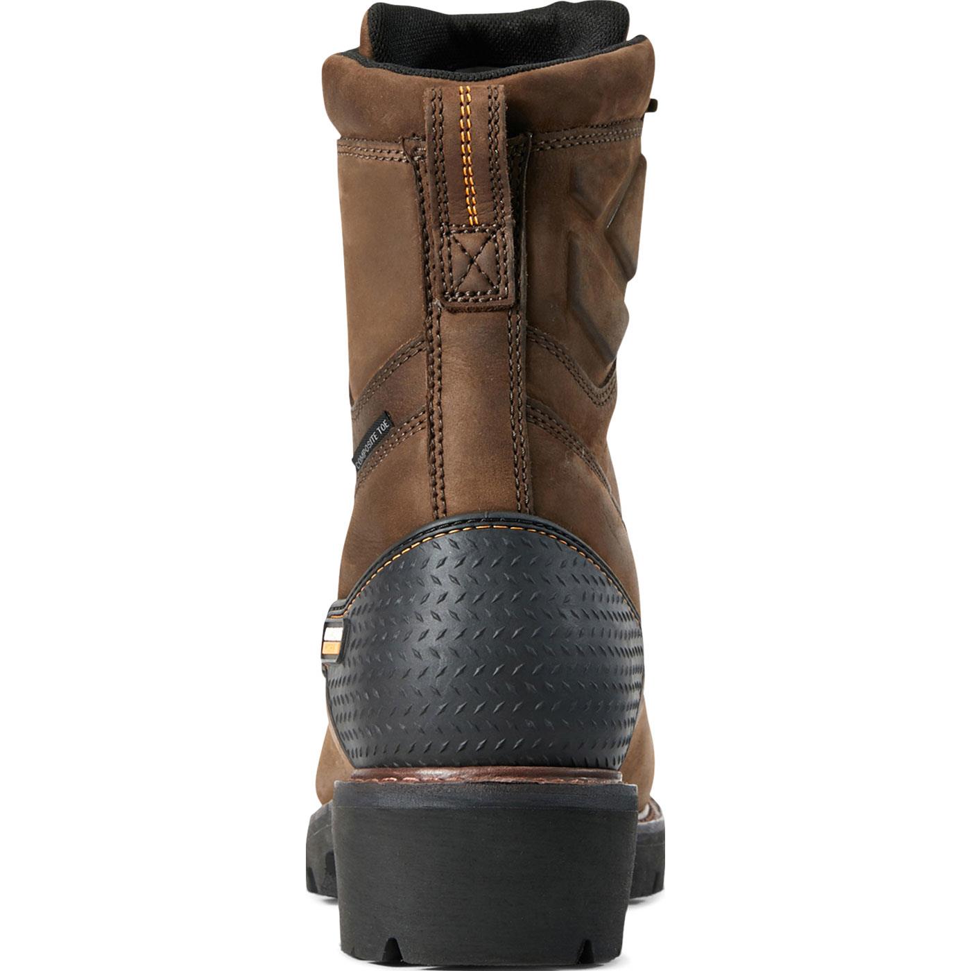 Ariat Powerline Men's 8-inch Composite Toe Electrical Hazard Waterproof Work Boot