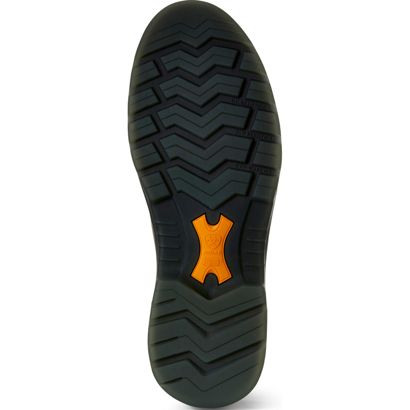 Ariat Turbo Men's Carbon Toe Electrical Hazard Waterproof Pull-on Chelsea Work Boot - outsole