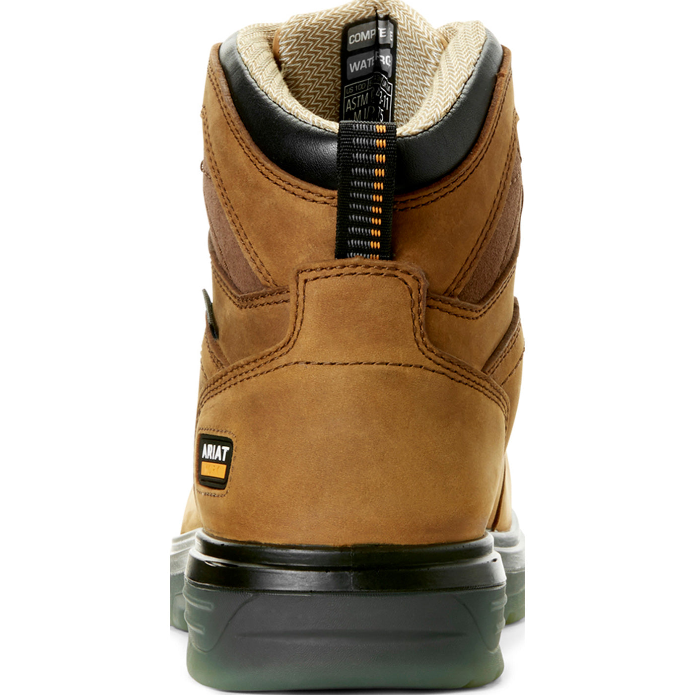 Ariat Turbo Men's Carbon Toe Electrical Hazard Waterproof Work Boot - back