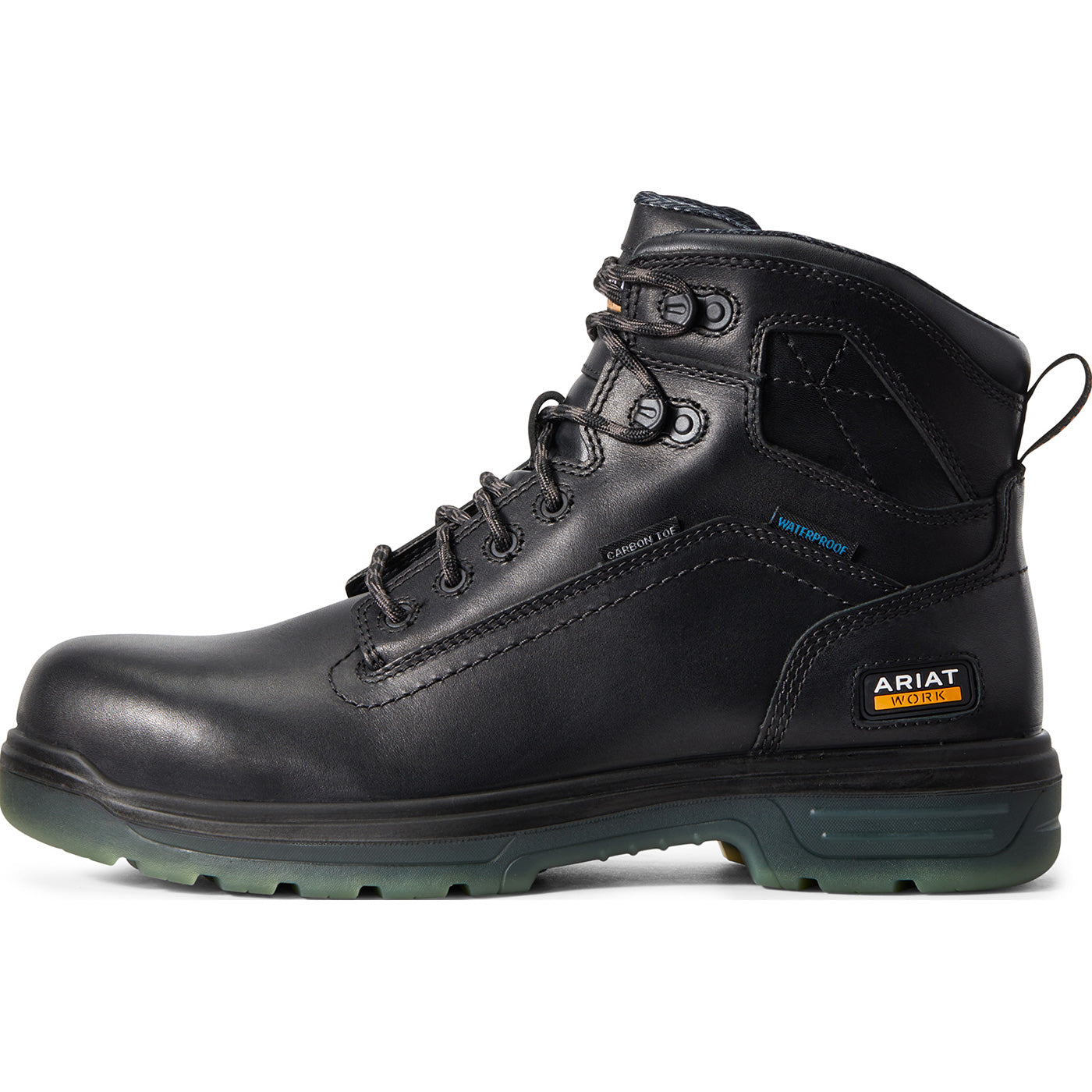 Ariat Turbo Men's CSA Carbon Toe Electrical Hazard Puncture-Resistant Waterproof Work Boot - profile