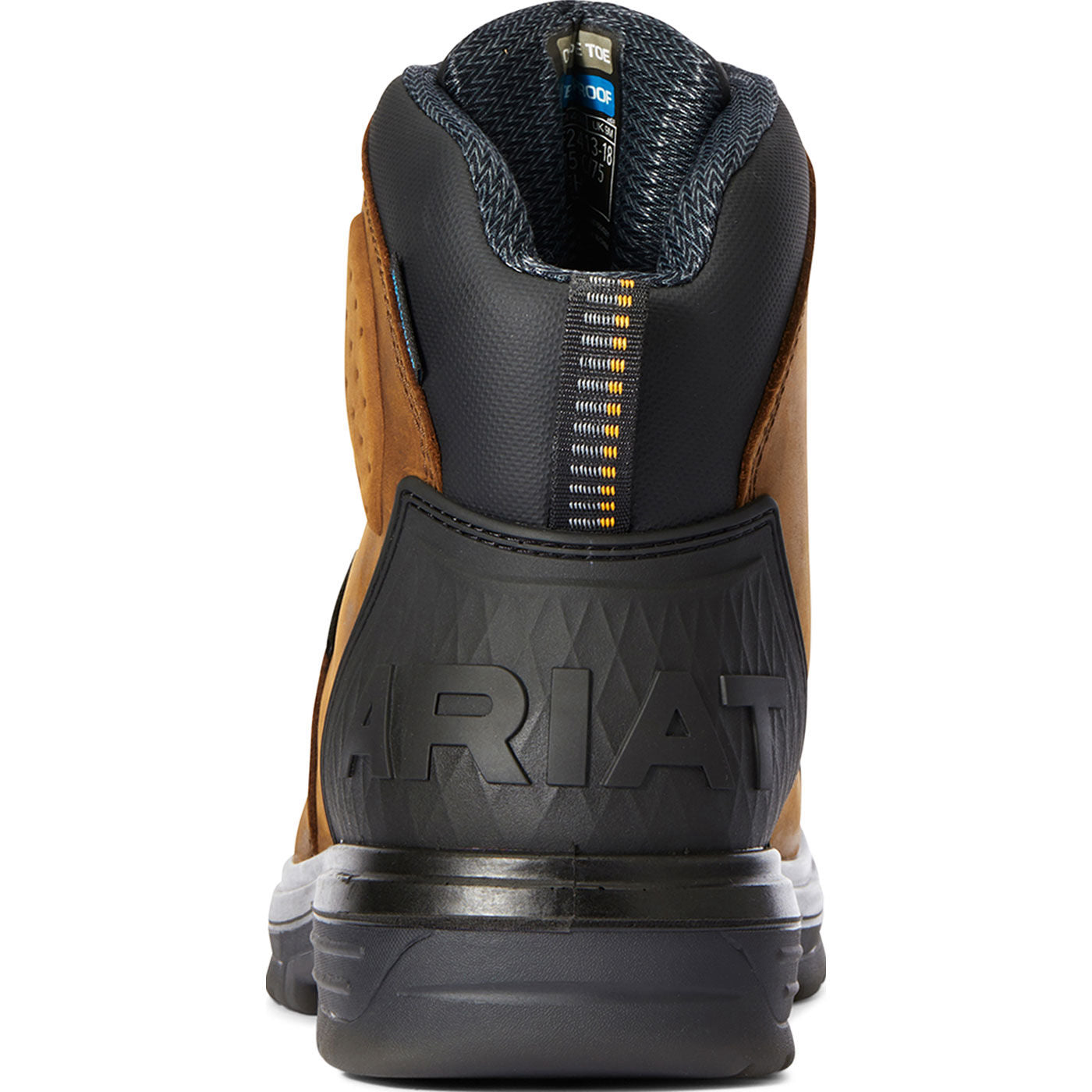 Ariat Turbo Outlaw Men's 6-inch Carbon Toe Electrical Hazard Waterproof Work Boot - back