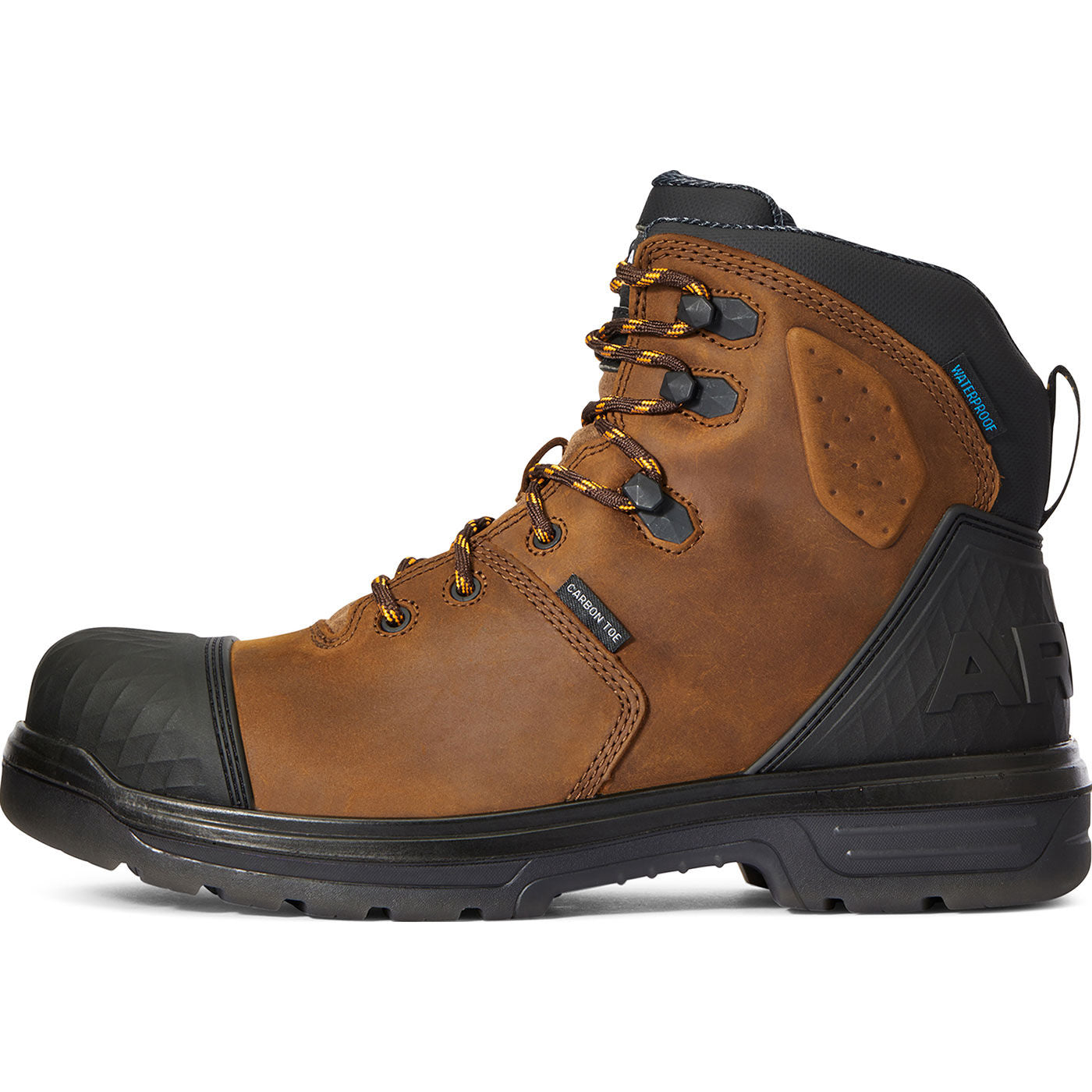 Ariat Turbo Outlaw Men's 6-inch Carbon Toe Electrical Hazard Waterproof Work Boot - profile