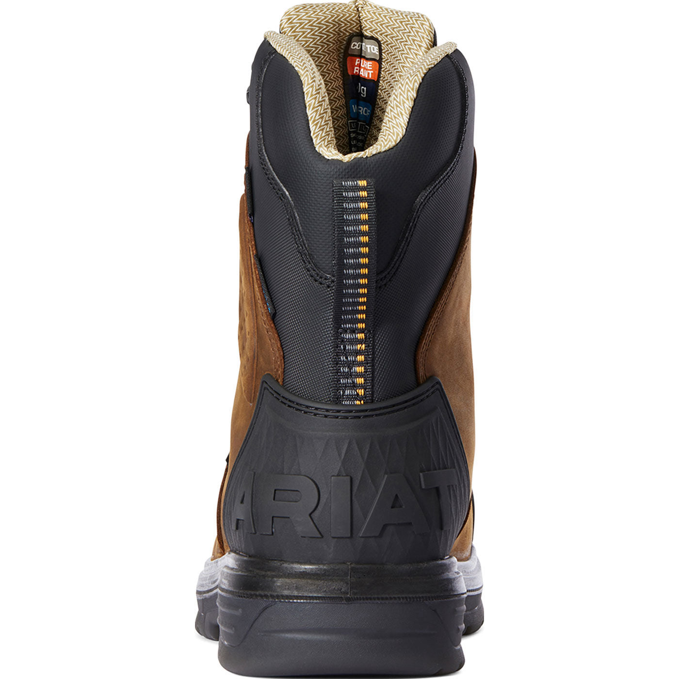 Ariat Turbo Outlaw CSA Men's 8-inch Carbon Toe 400G Insulated Waterproof Work Boot - back