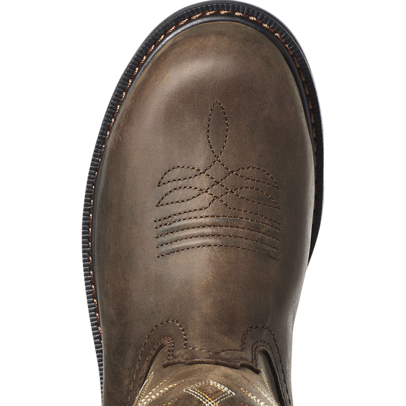Ariat Riveter CSA Women's 10-inch Composite Toe Puncture-Resisting Waterproof Pull-On Work Boot - birdseye