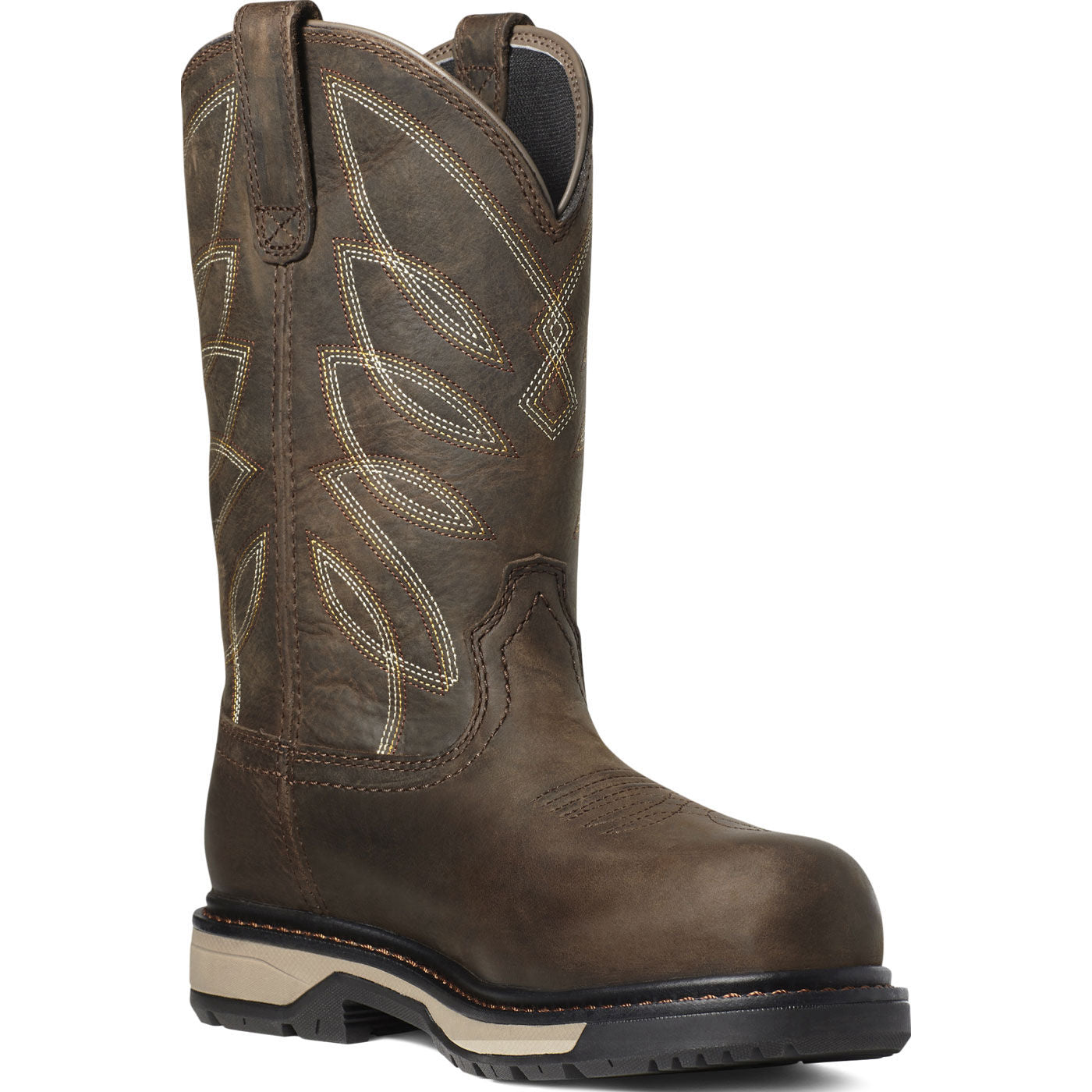 Ariat Riveter CSA Women's 10-inch Composite Toe Puncture-Resisting Waterproof Pull-On Work Boot - profile