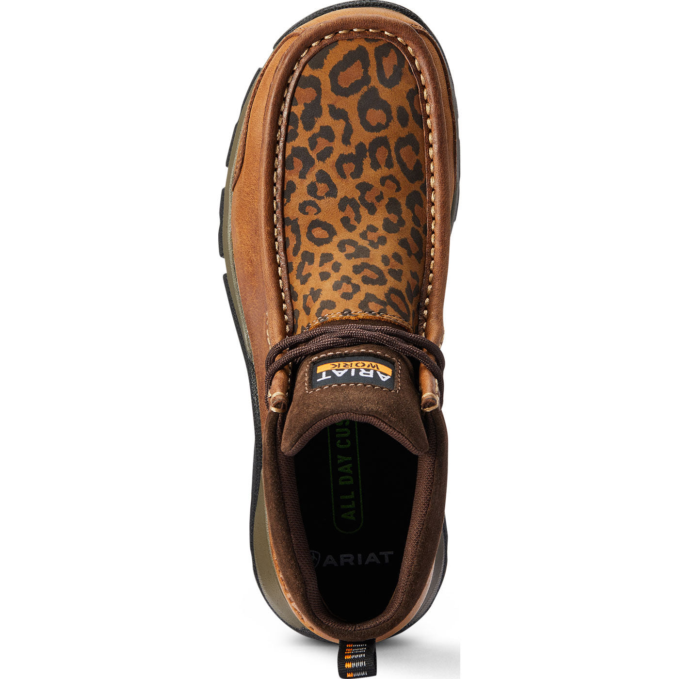 Ariat Edge LTE Women's 5 inch Composite Moc Toe Electrical Hazard Chukka Work Shoe - birdseye