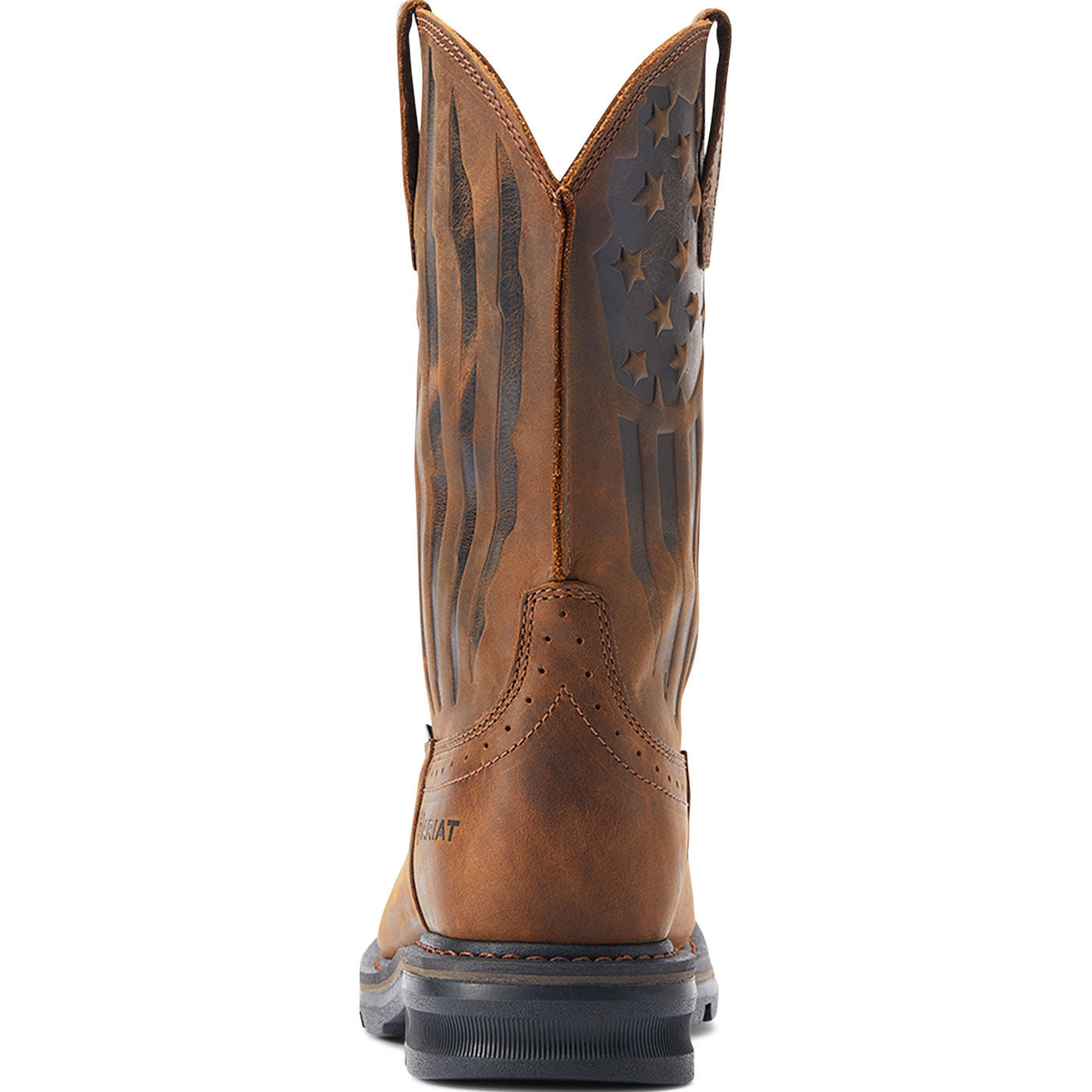 Ariat Sierra Shock Shield Patriot Men's 10-inch Steel Toe Electrical Hazard Western Work Boot - back
