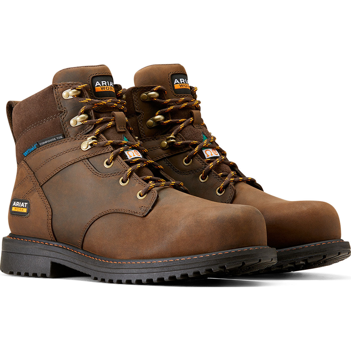 Ariat RigTEK CSA Men's 6-inch Composite Toe Electrical Hazard Puncture-Resisting Waterproof Work Boot - front