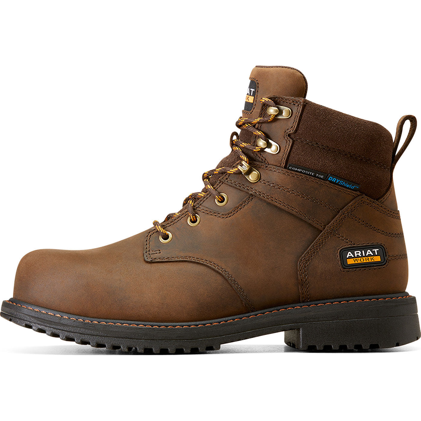 Ariat RigTEK CSA Men's 6-inch Composite Toe Electrical Hazard Puncture-Resisting Waterproof Work Boot - profile