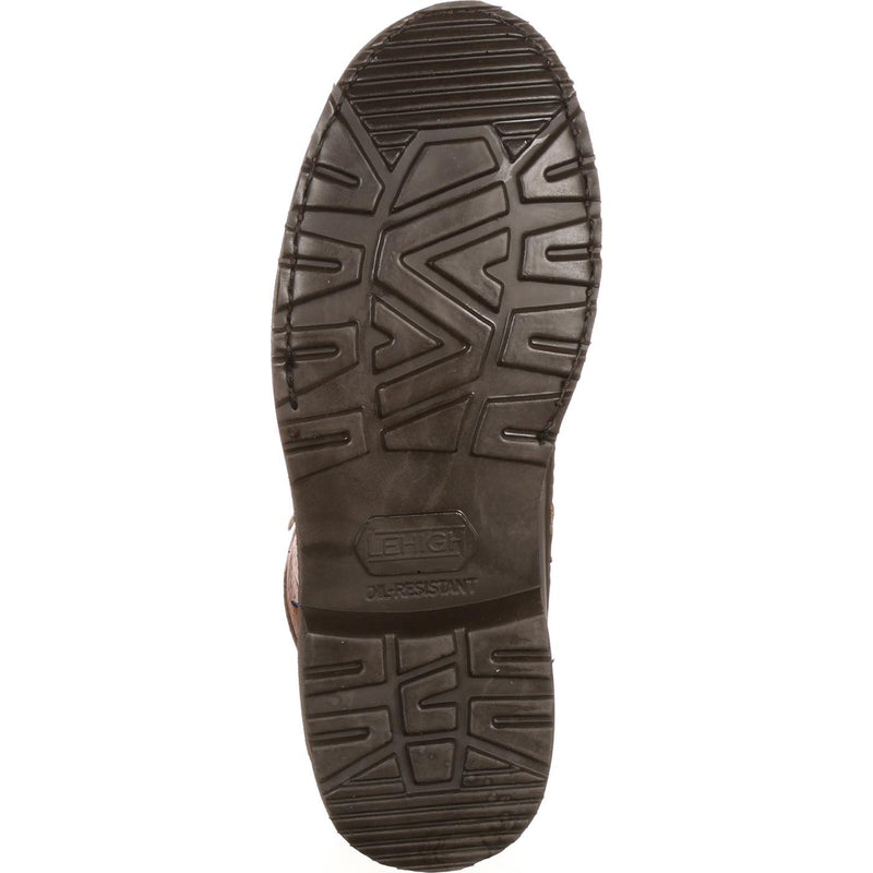 Lehigh Safety Shoes Swampers Unisex 6 inch Steel Toe Waterproof Work Boot - outsole