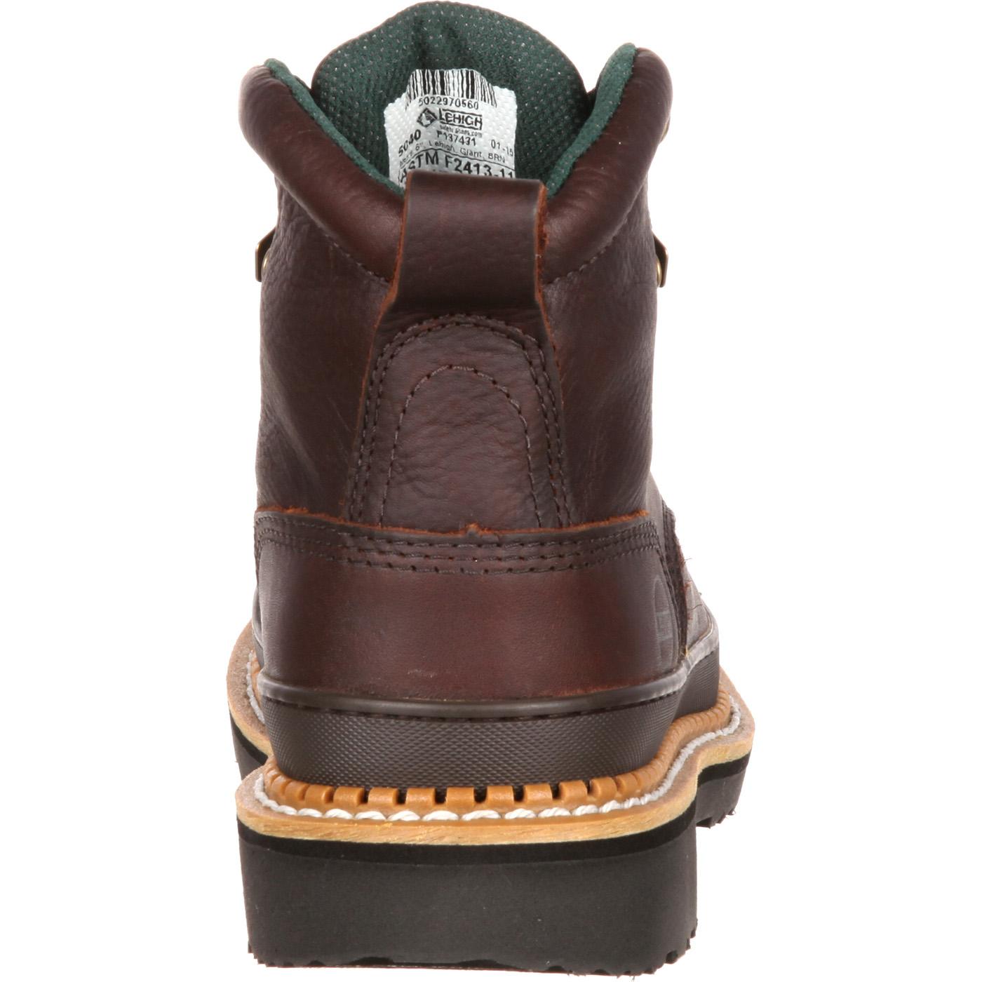 Lehigh Safety Shoes Steel Toe Work Boot - back