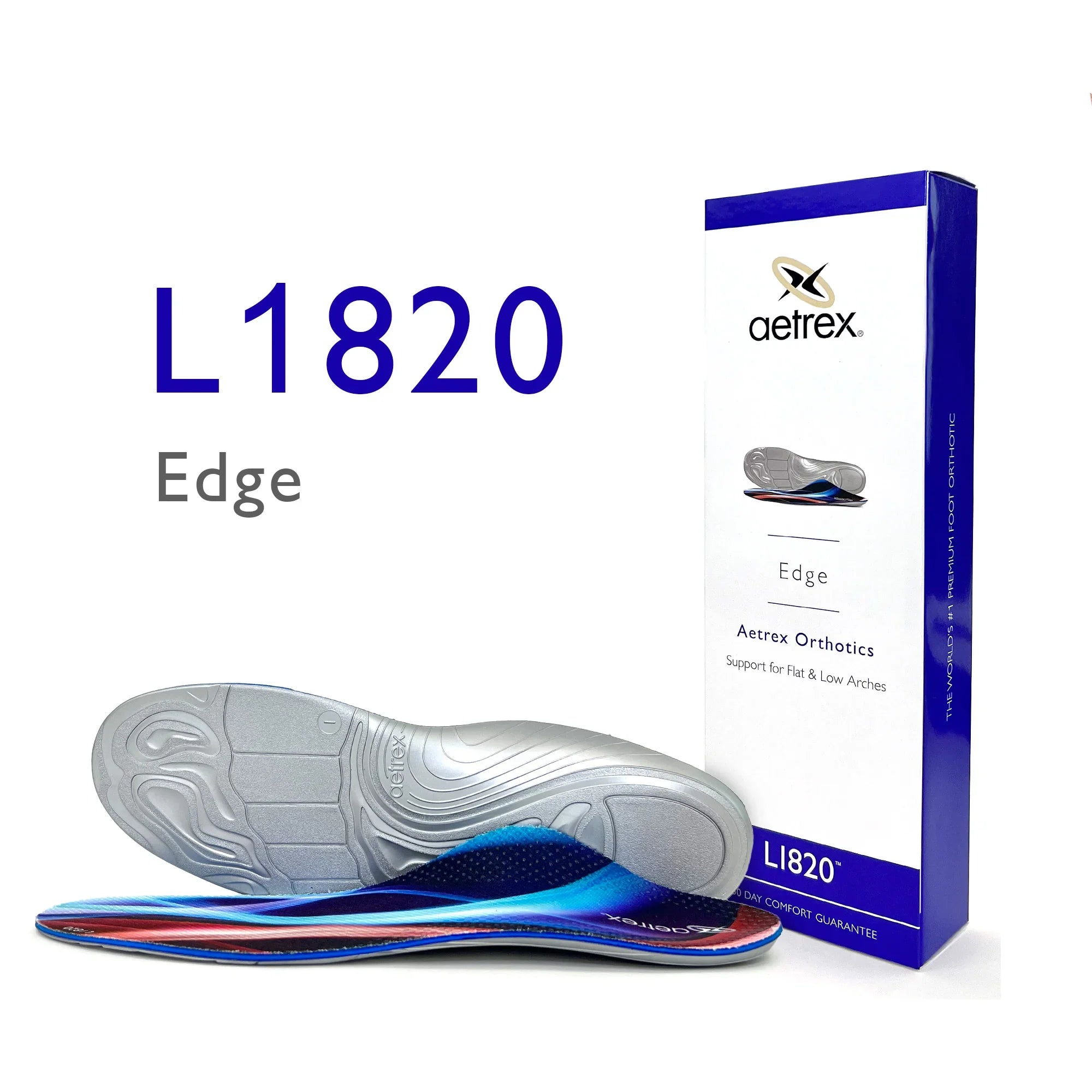 Aetrex Unisex Edge Low/Flat Arch Orthotic