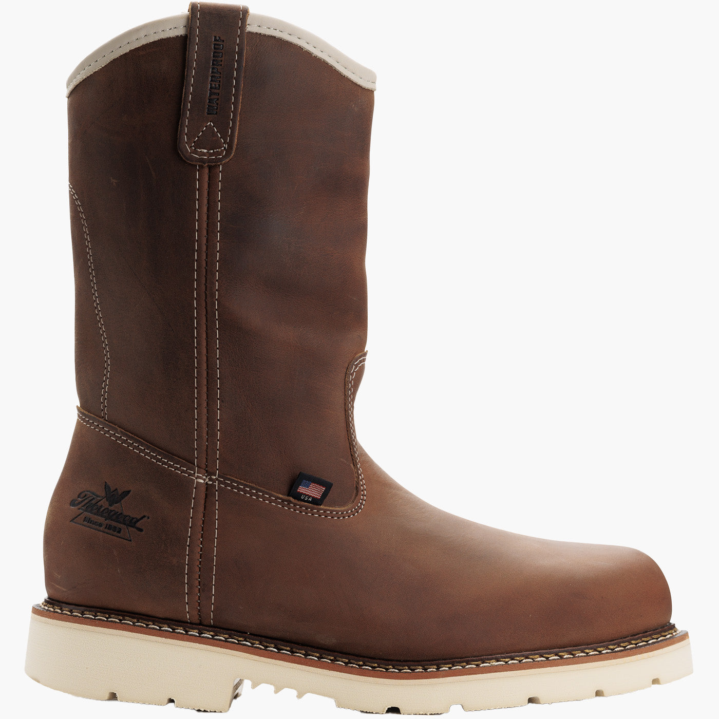 Thorogood American Heritage Men's 11-inch Steel Toe Electrical Hazard Waterproof Work Wellington