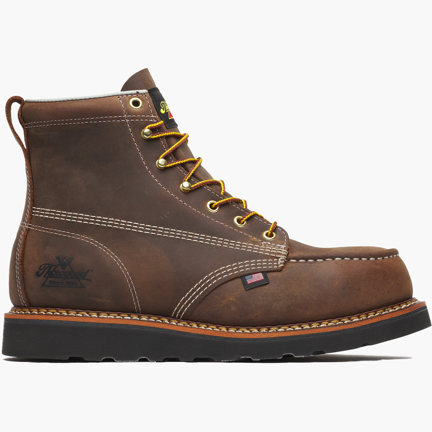 Thorogood American Heritage Moc Men's 6-inch Steel Toe Electrical Hazard Wedge Work Boot