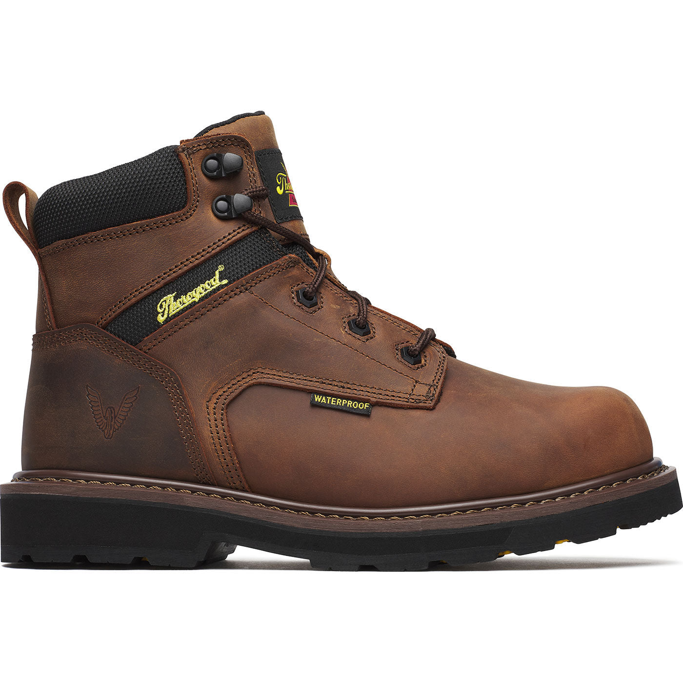 Thorogood Jobsite Men's 6-inch Composite Toe Electrical Hazard Waterproof Work Boot - profile