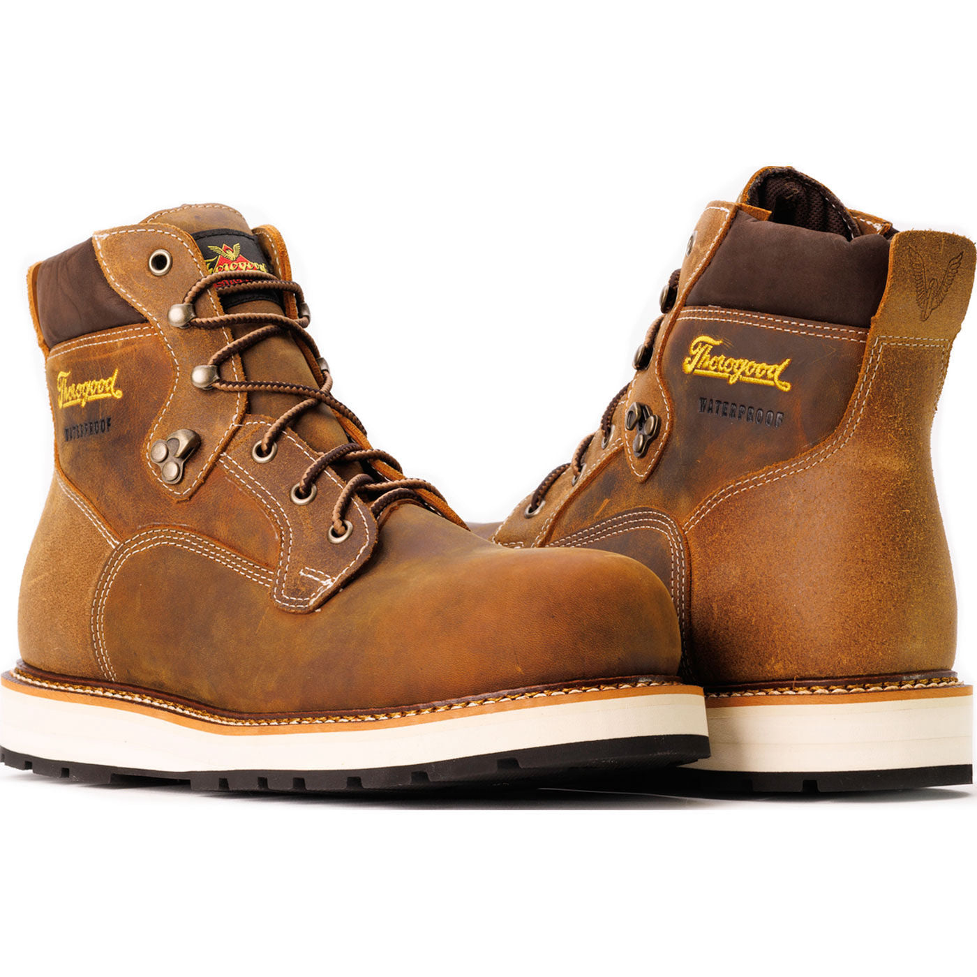 Thorogood Iron River Men's Composite Toe Electrical Hazard Waterproof Wedge Work Boot - front