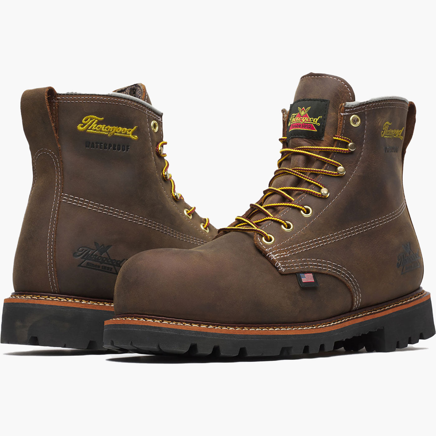 Thorogood American Legacy Men's 6-inch Carbon Nano Toe Electrical Hazard Waterproof Work Boot
