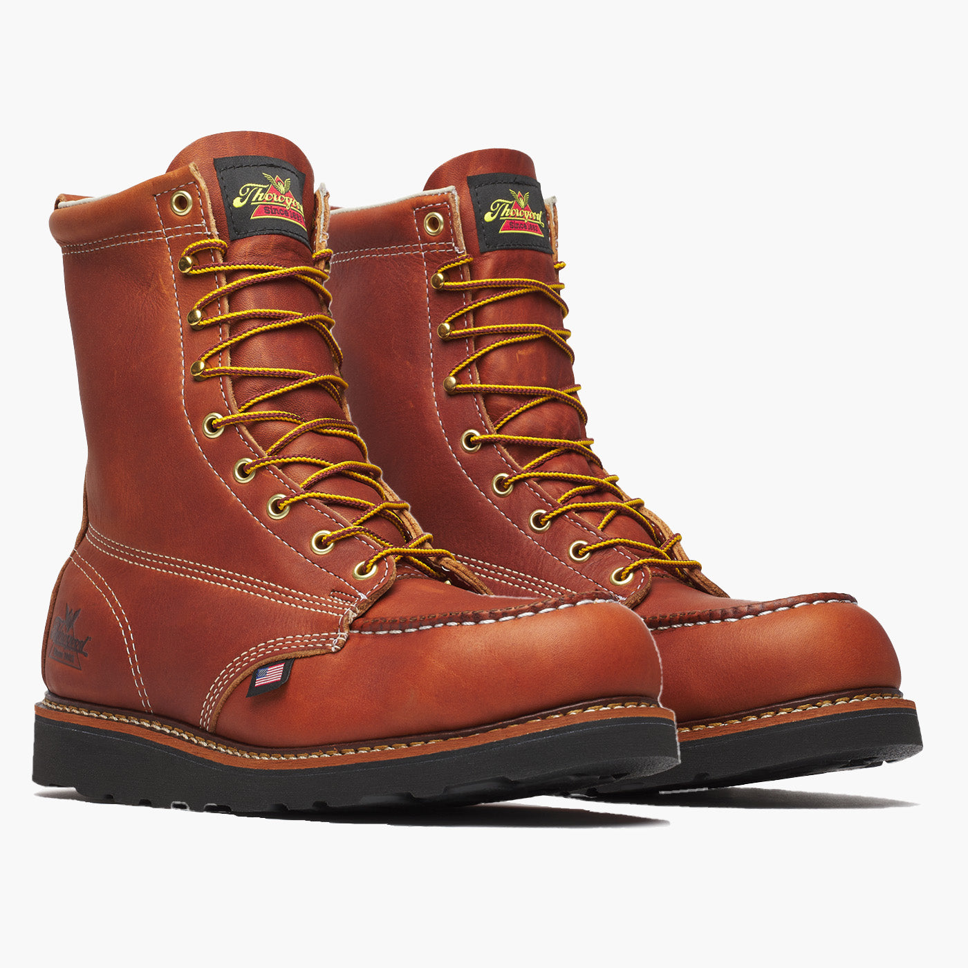 Thorogood American Heritage Moc Men's 8-inch Steel Toe Electrical Hazard Wedge Work Boot