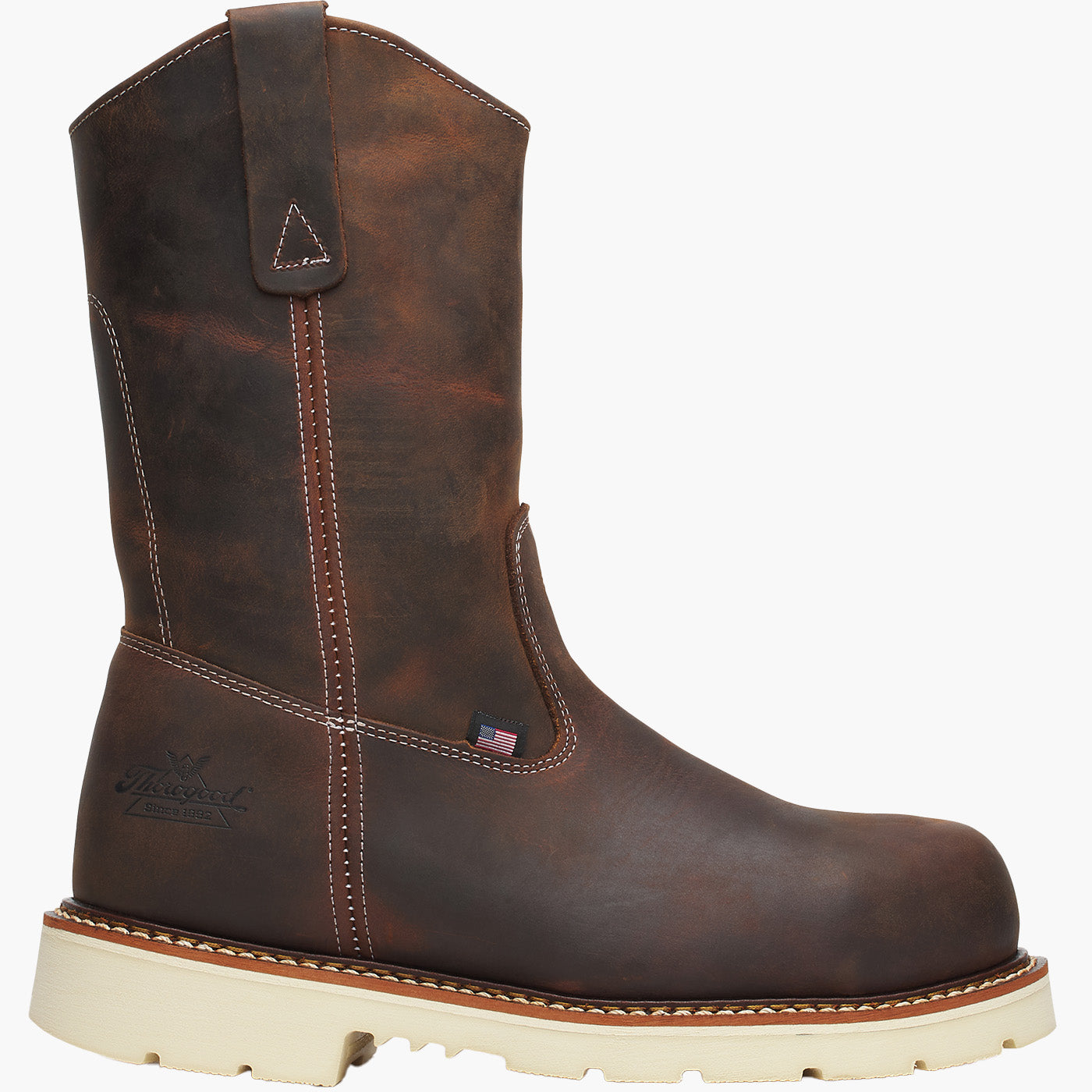 Thorogood American Heritage Men's 11-inch Steel Toe Electrical Hazard Wellington Work Boot