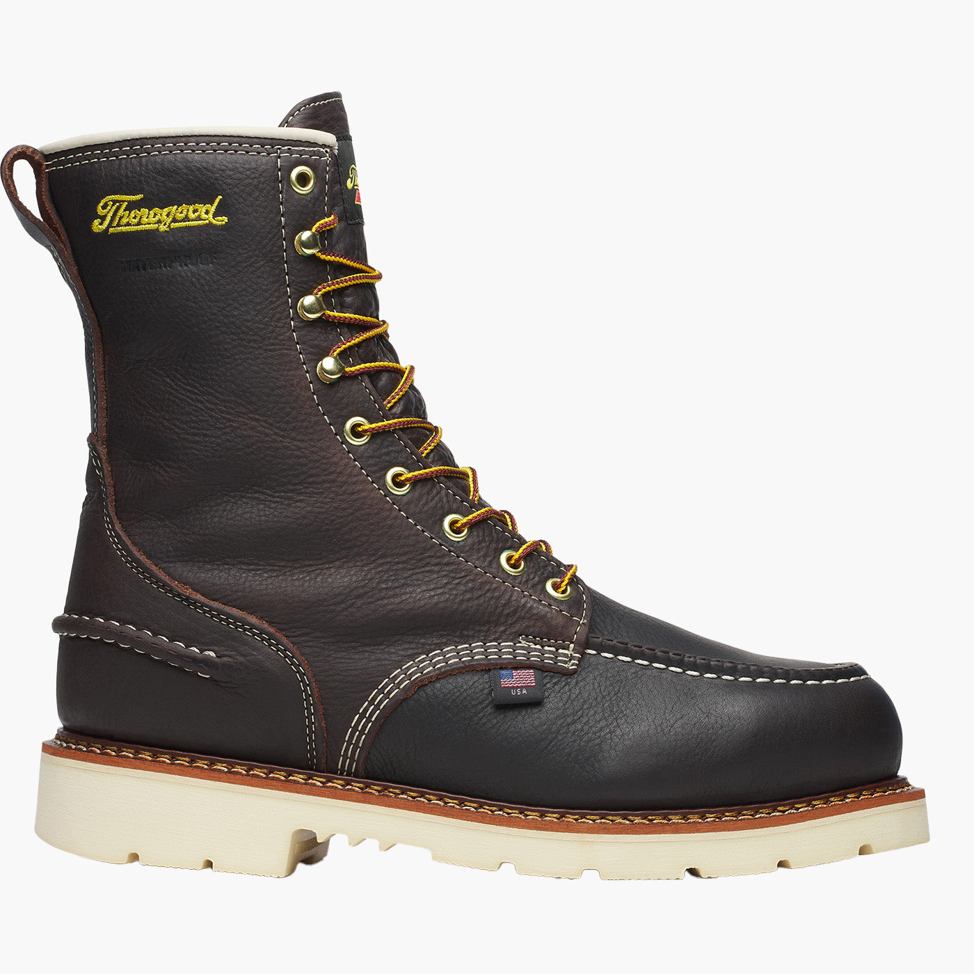 Thorogood 1957 Series Men's 8-inch Steel Toe Electrical Hazard Waterproof Work Boot
