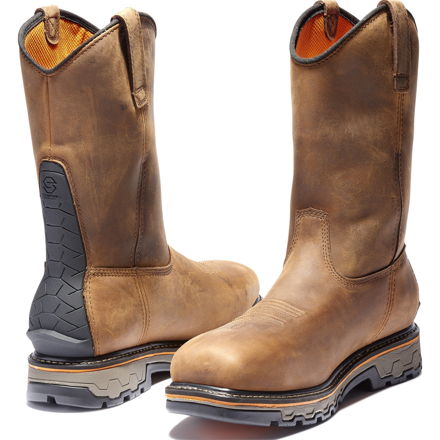 Timberland PRO True Grit Men's Composite Toe Electrical Hazard Waterproof Pull-On Boot - front