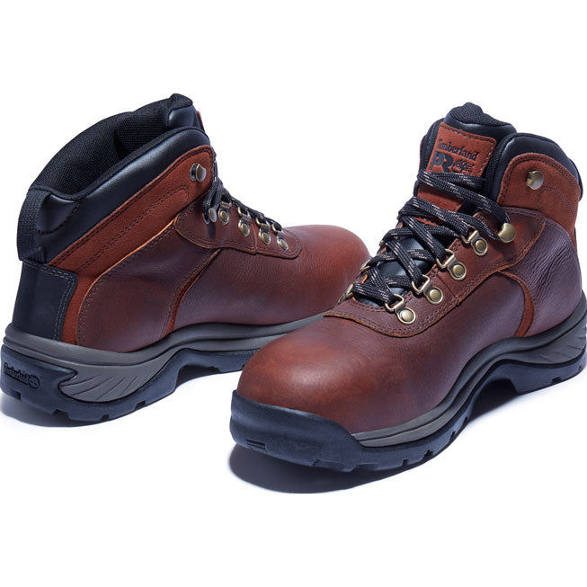 Timberland PRO Flume Mid Men's Steel Toe Electrical Hazard Waterproof Work Shoe - profile